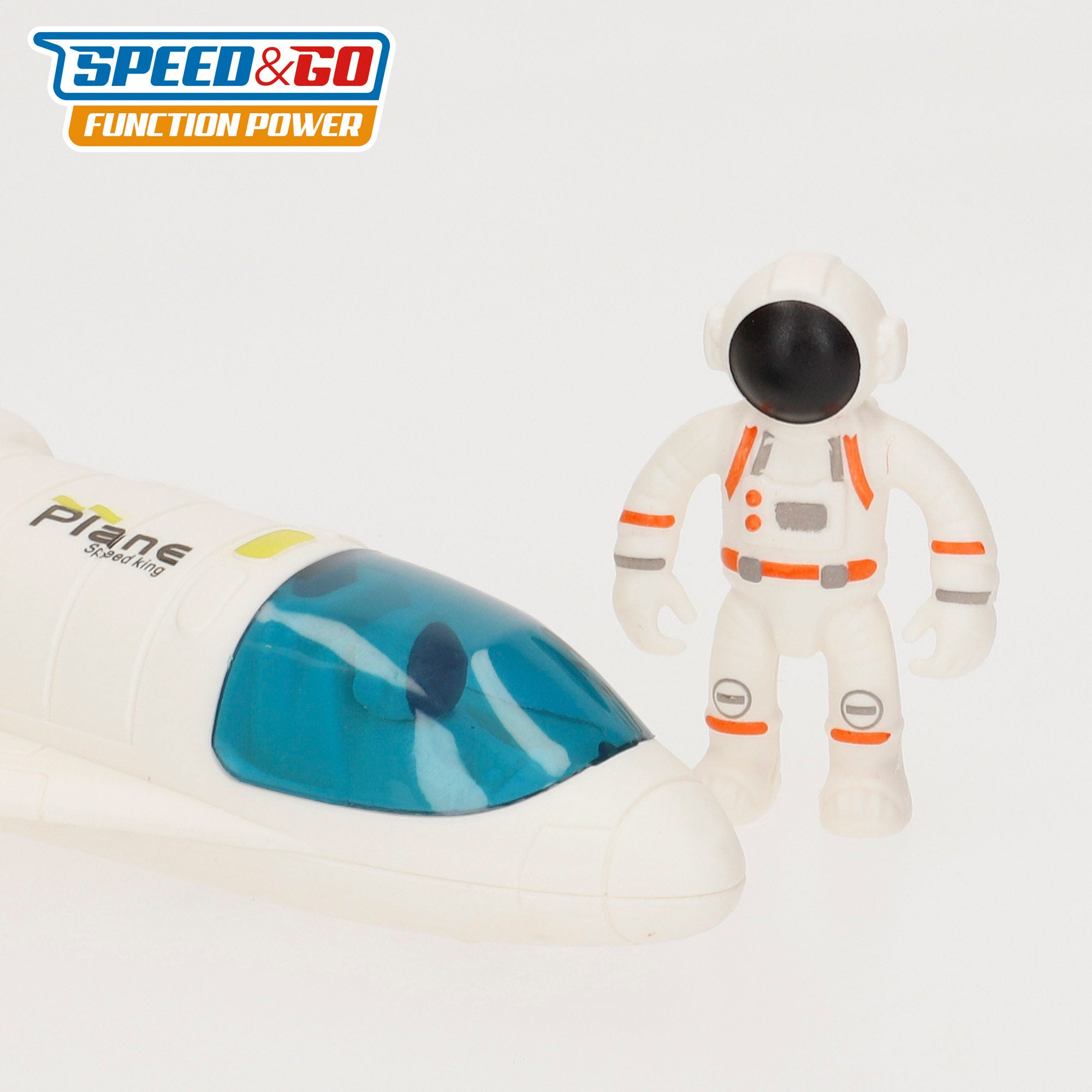 Conjunto de brinquedo espacial Speed&amp; Go de 7 peças