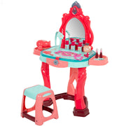 Toucador infantil com luz, som e banquinho.