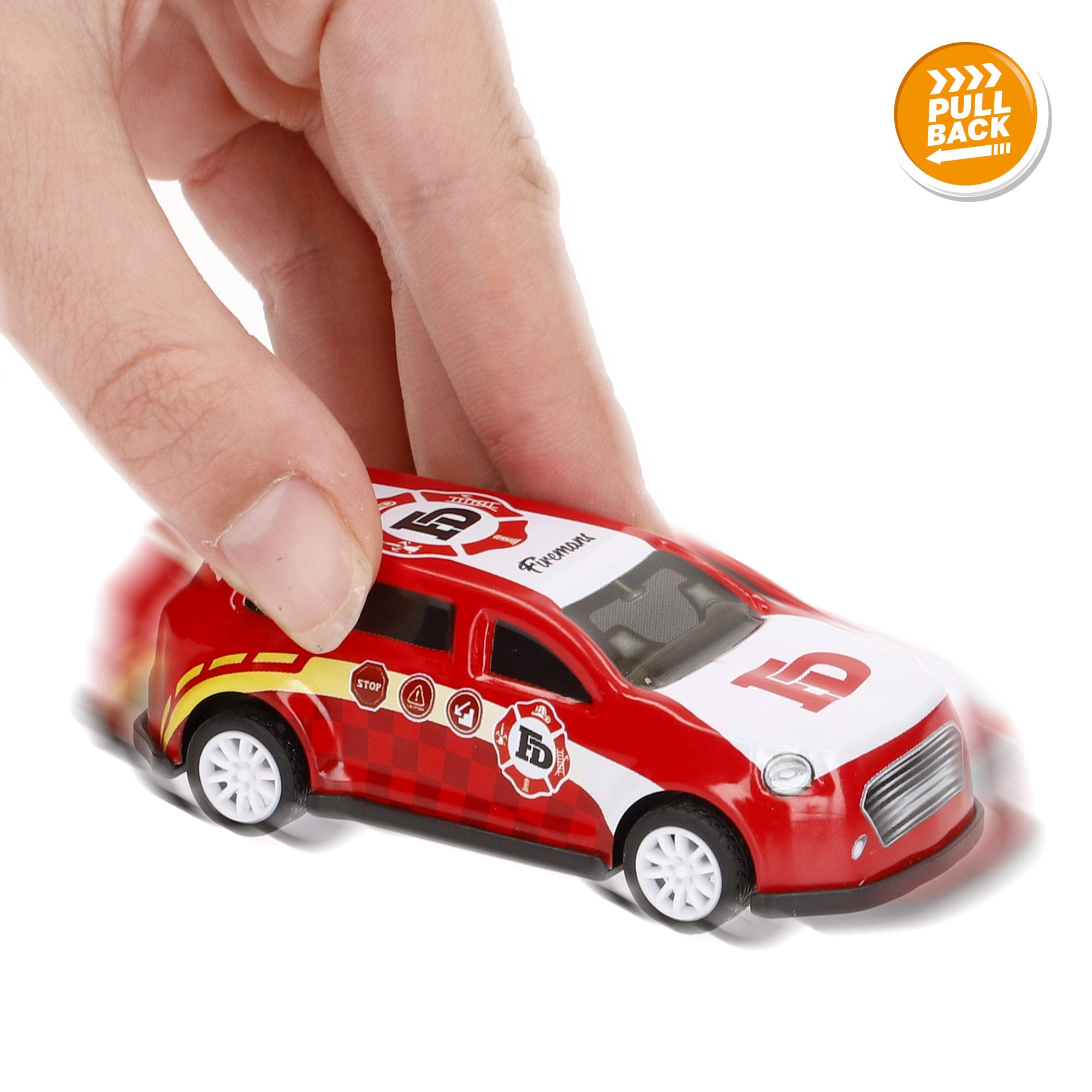 Conjunto de avião de brinquedo com luz e som + carros de metal Speed&amp; Go