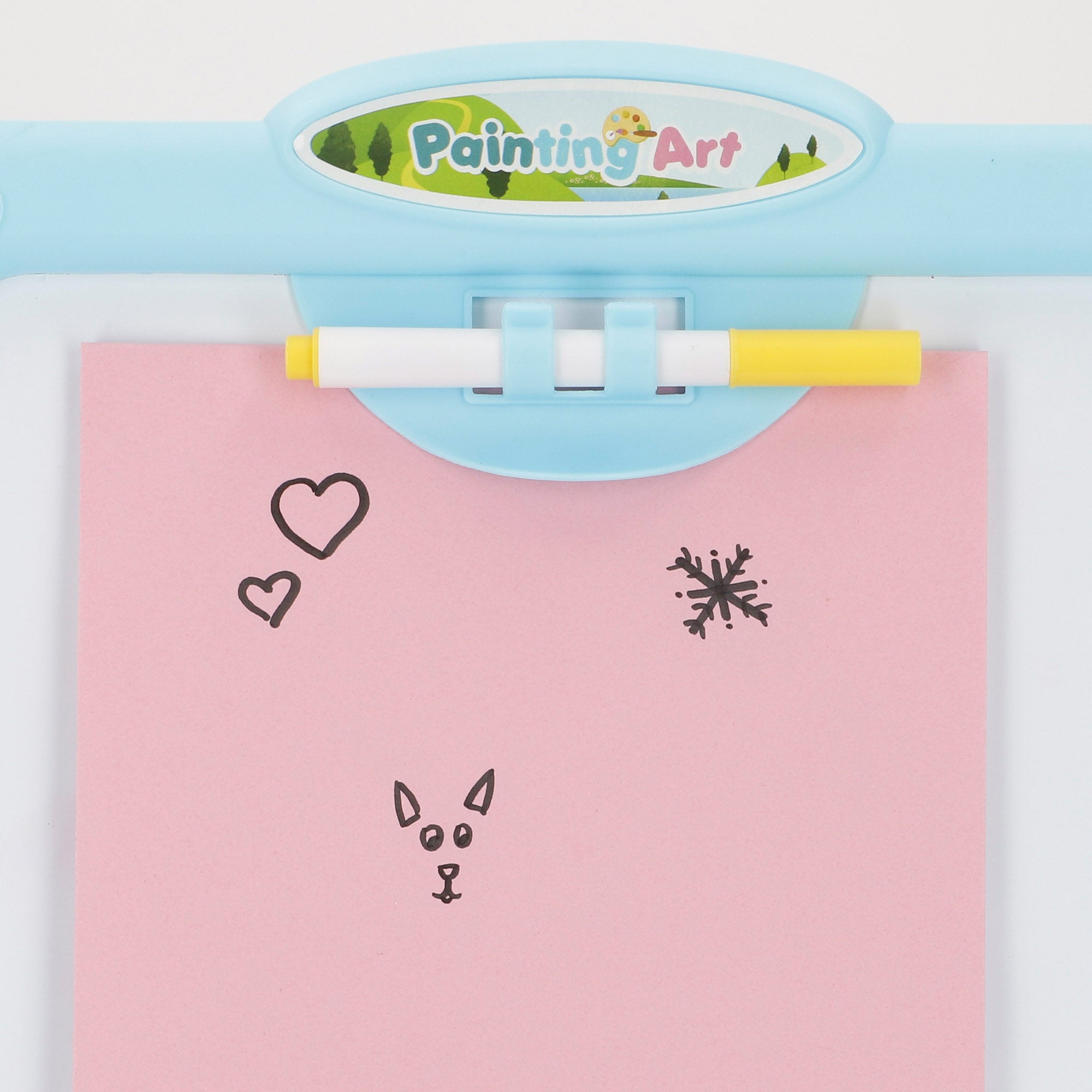 Quadro branco magnético 2 em 1 Good Idea com números e letras