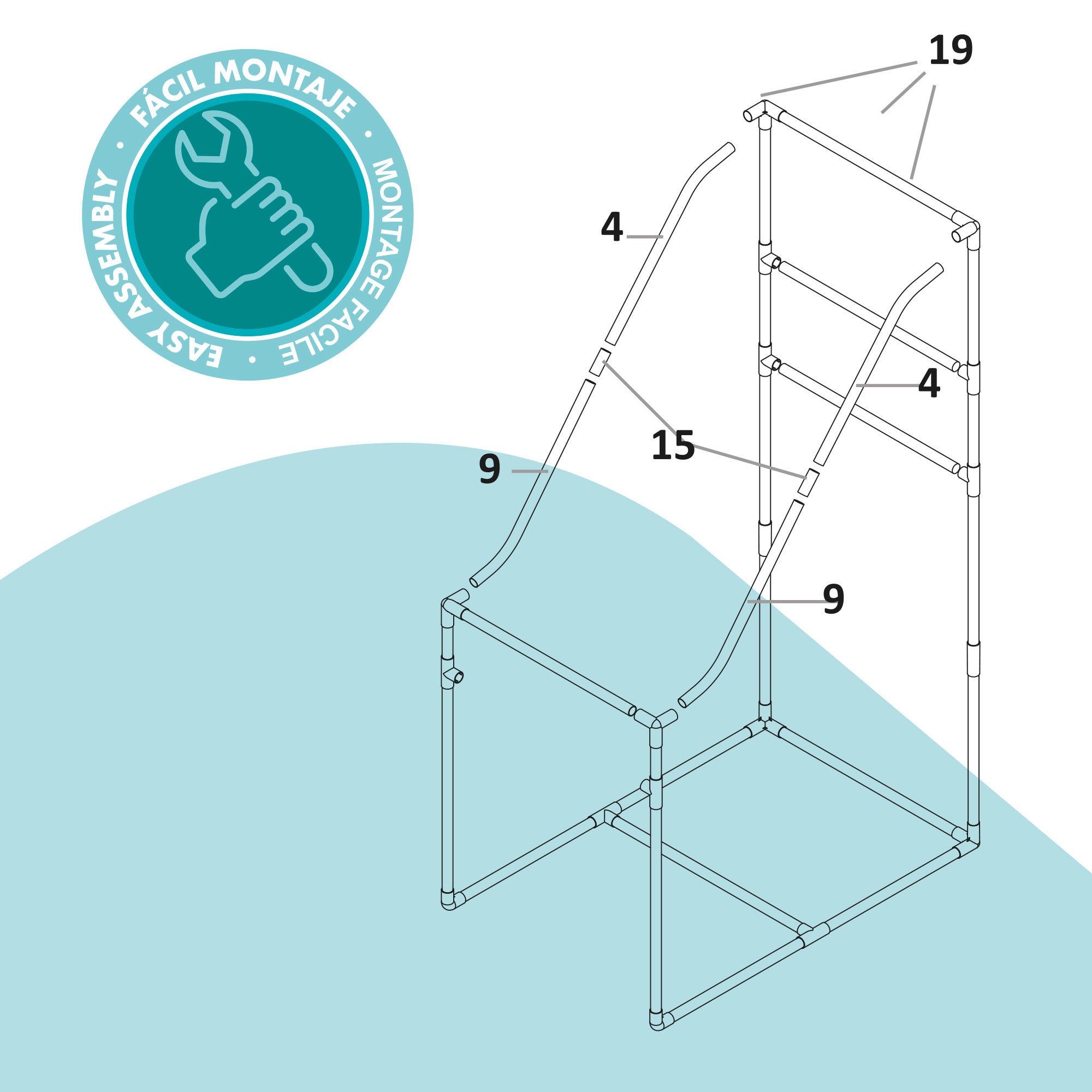 Cesta de basquetebol CB Games com estrutura de retorno e marcador eletrónico.