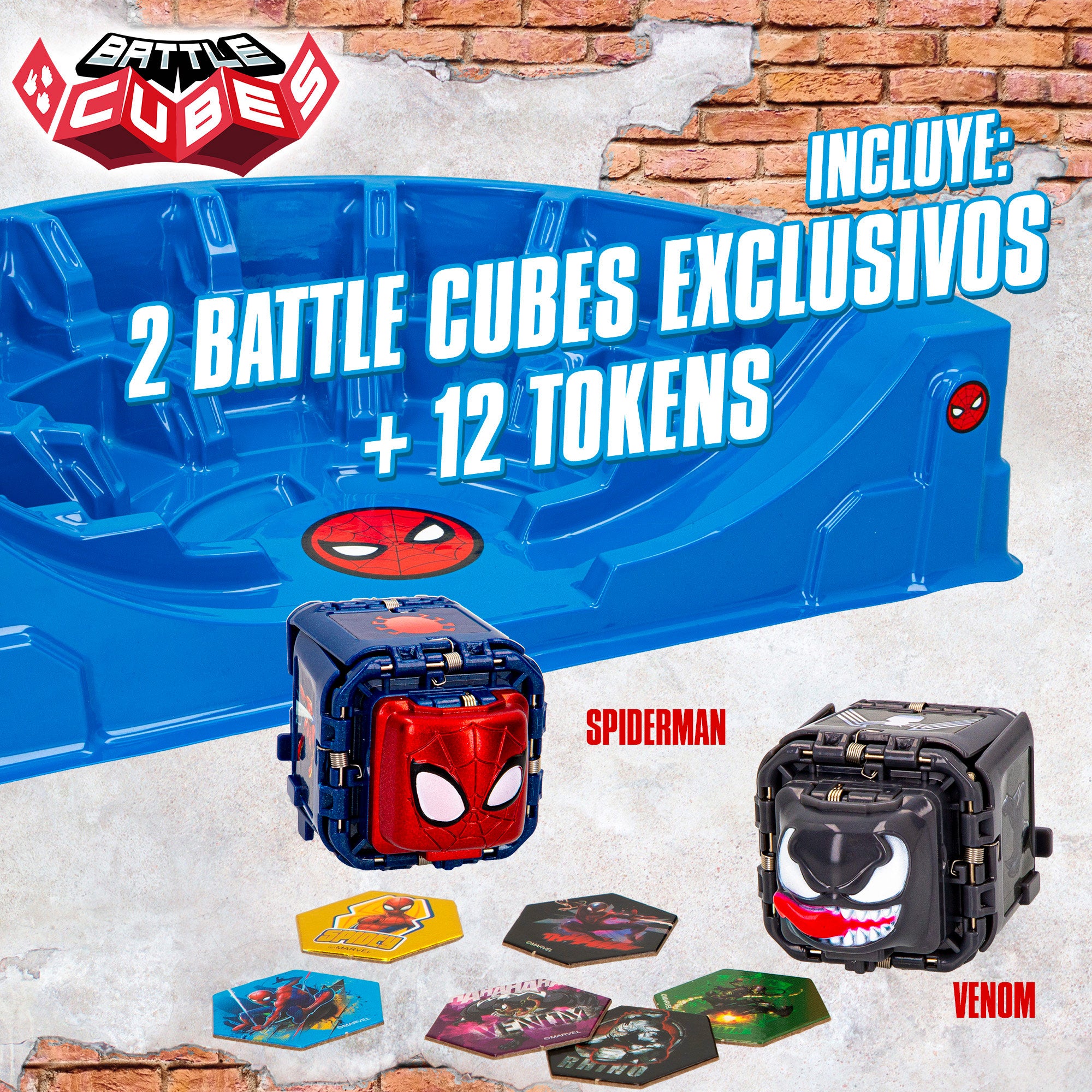 Cubos de Batalha Marvel Homem-Aranha Arena de Batalha