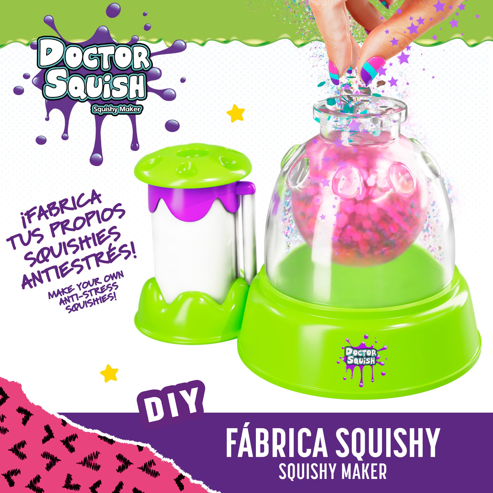 Fábrica de Bolas de Slime Anti-Stress Doctor Squish