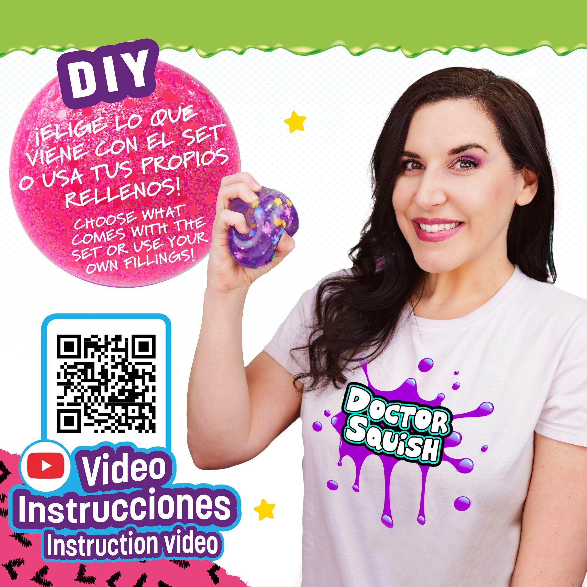 Fábrica de Bolas de Slime Anti-Stress Doctor Squish