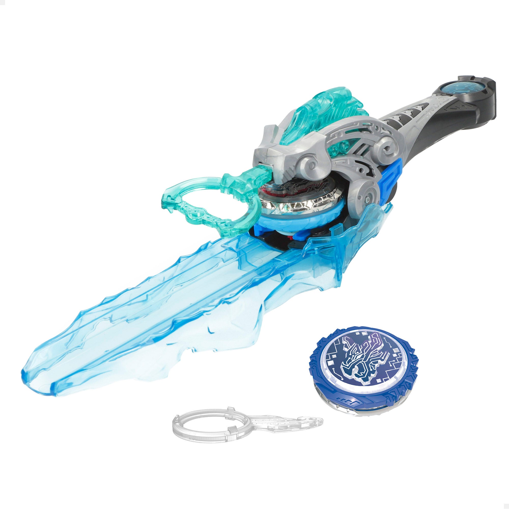 Conjunto Infinity Nado Avançado com Espada e Pião Fénix Dourado