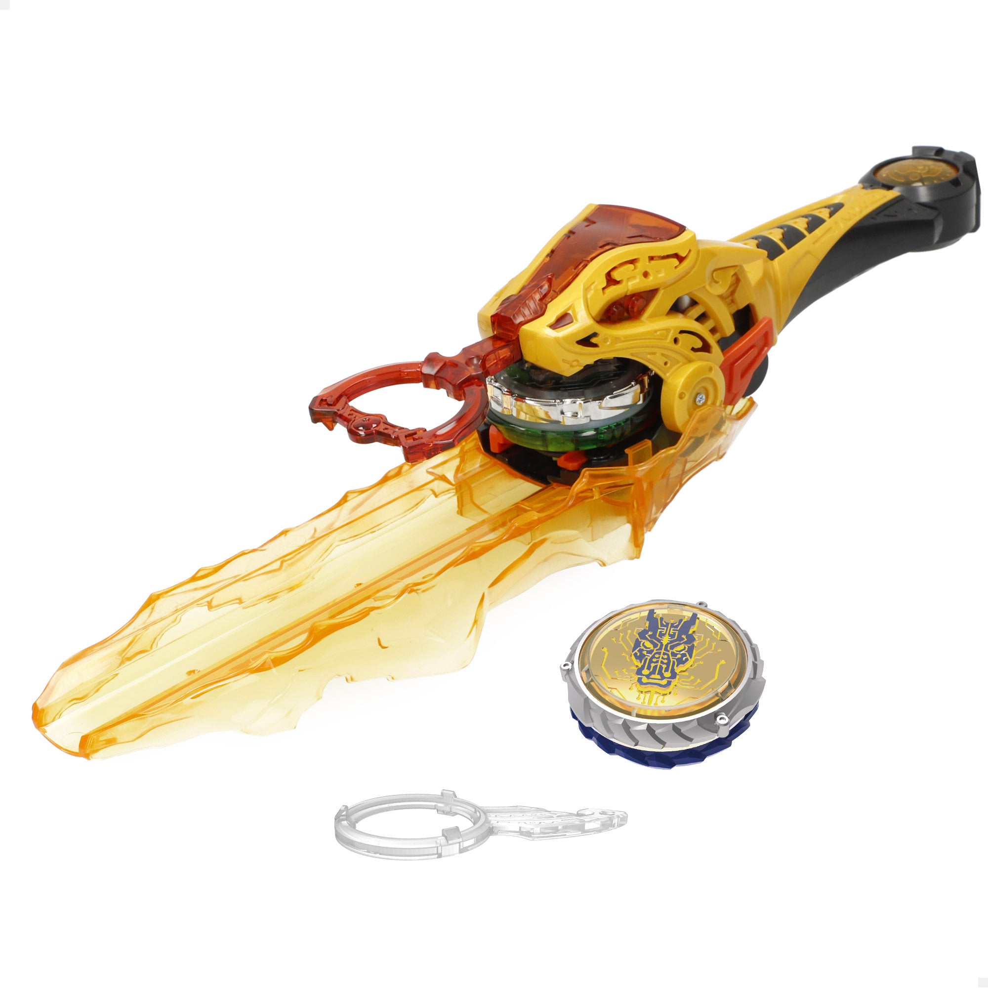 Conjunto Infinity Nado Superior com Espada e Pião Leopardo Relâmpago