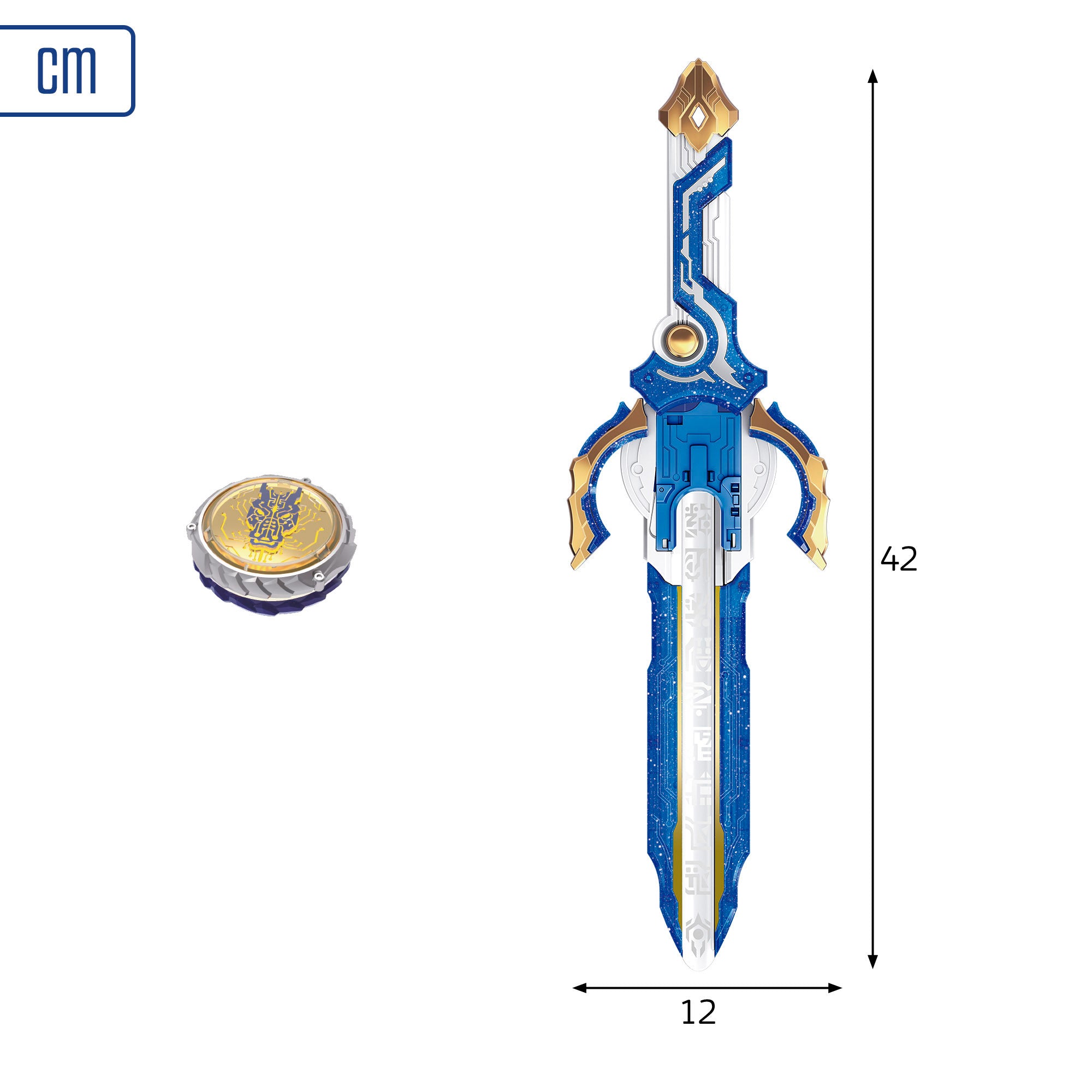 Pacote de pião Infinity Nado com lançador de espada Fury Wave Dragon