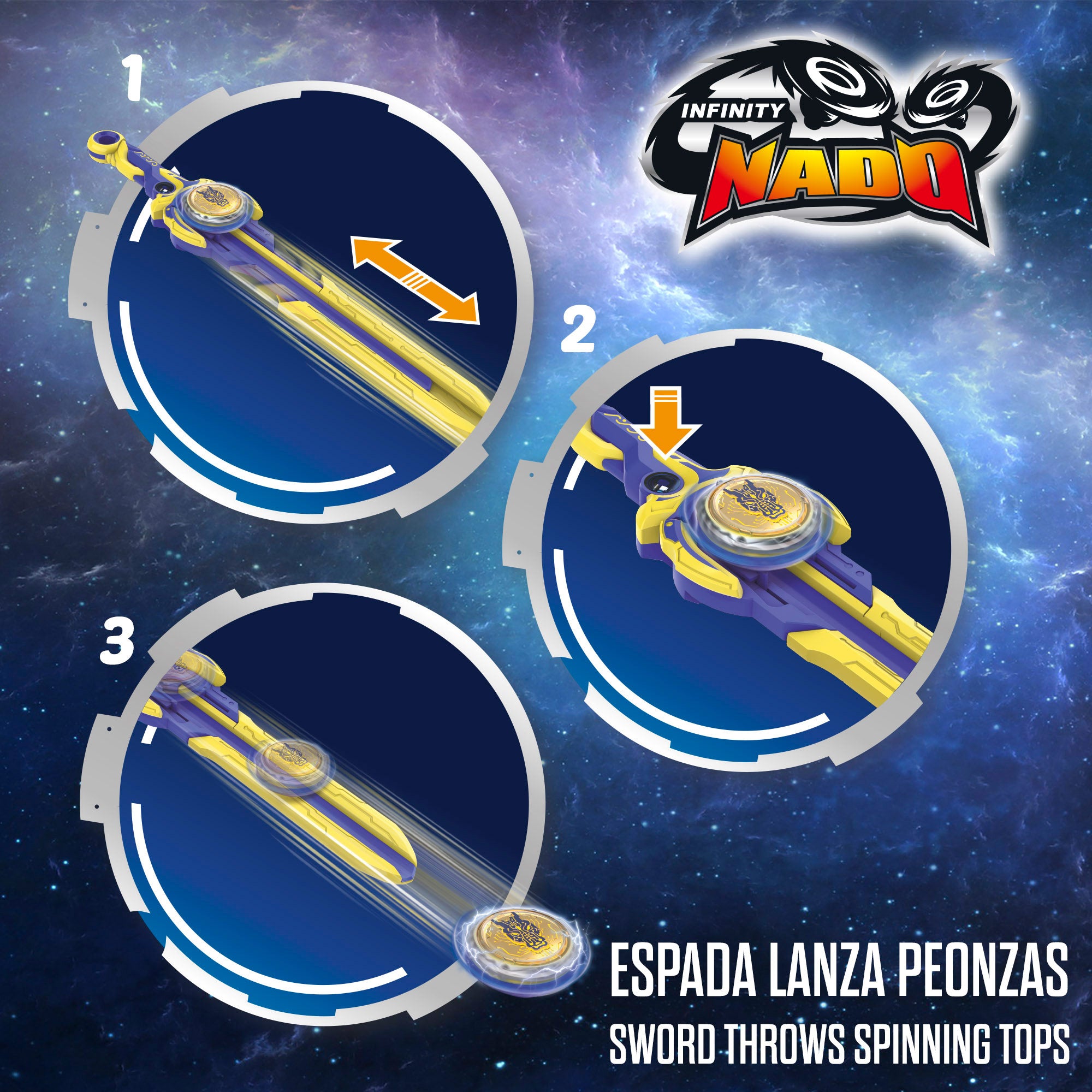 Arena Infinity Tornado Set, Espadas e Piões: Dragão da Água vs. Urso Flamejante