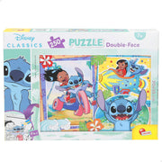 Puzzle dupla face do Stitch da Disney para colorir, 250 peças.