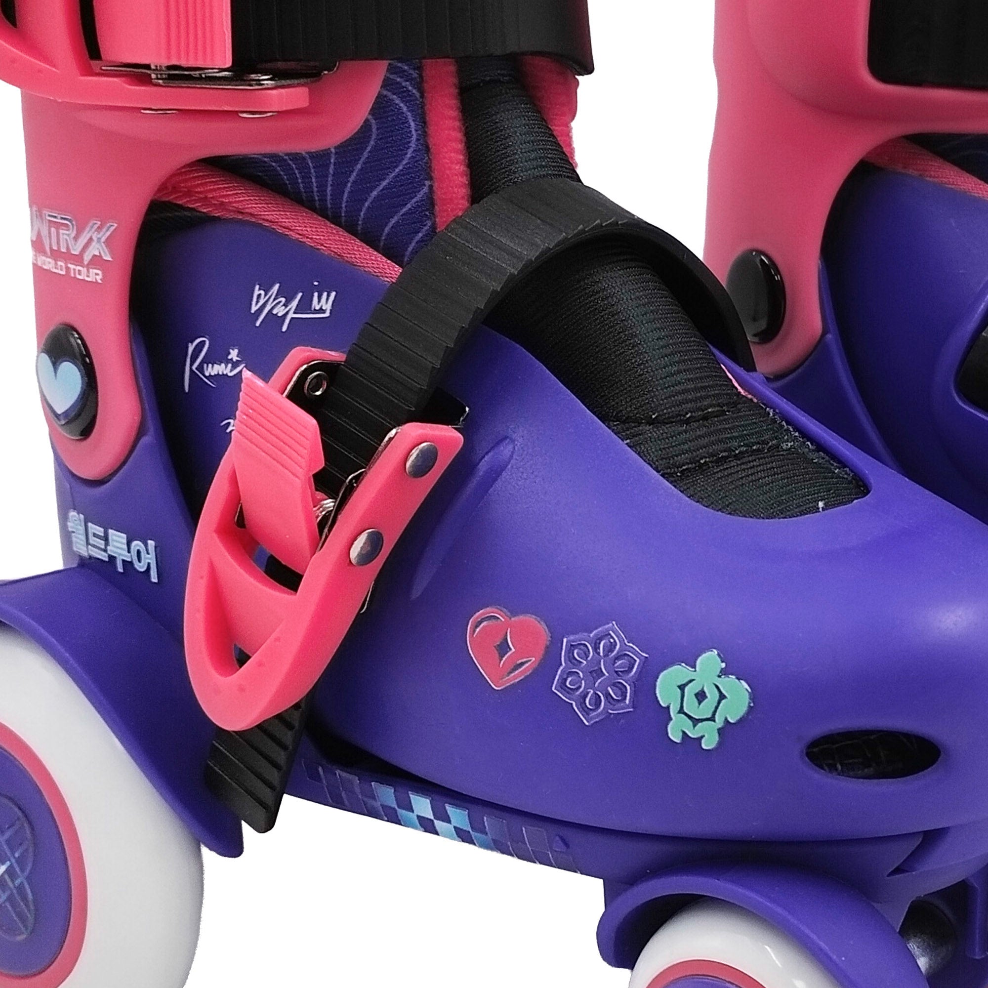 KPop Demon Hunters Patins de 4 rodas tamanho 27-30,5 cm