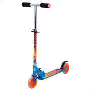 Hot Wheels Trotinete de 2 rodas dobrável com luzes e guiador ajustável
