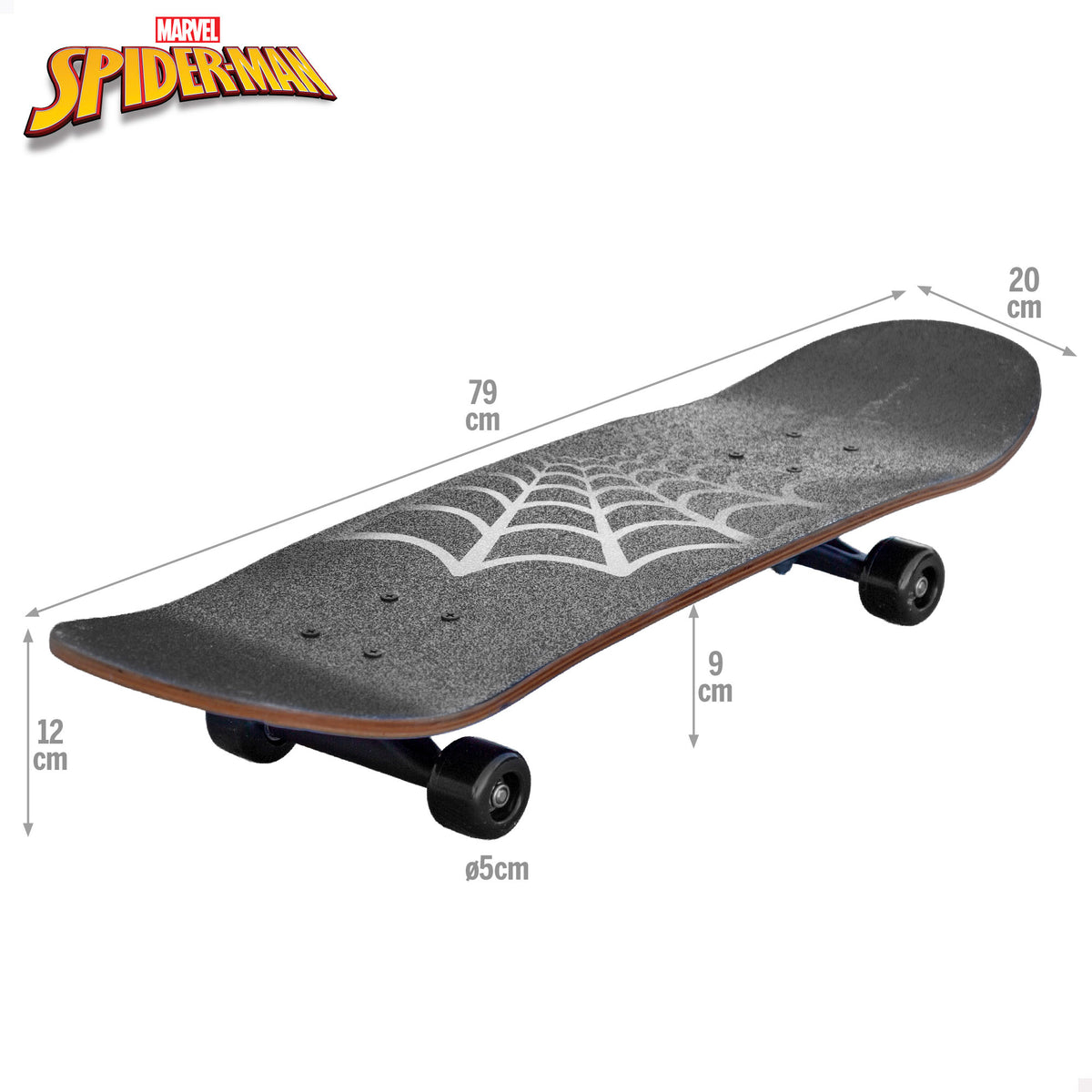 Skate Homem-Aranha 79x20 cm + 5 anos