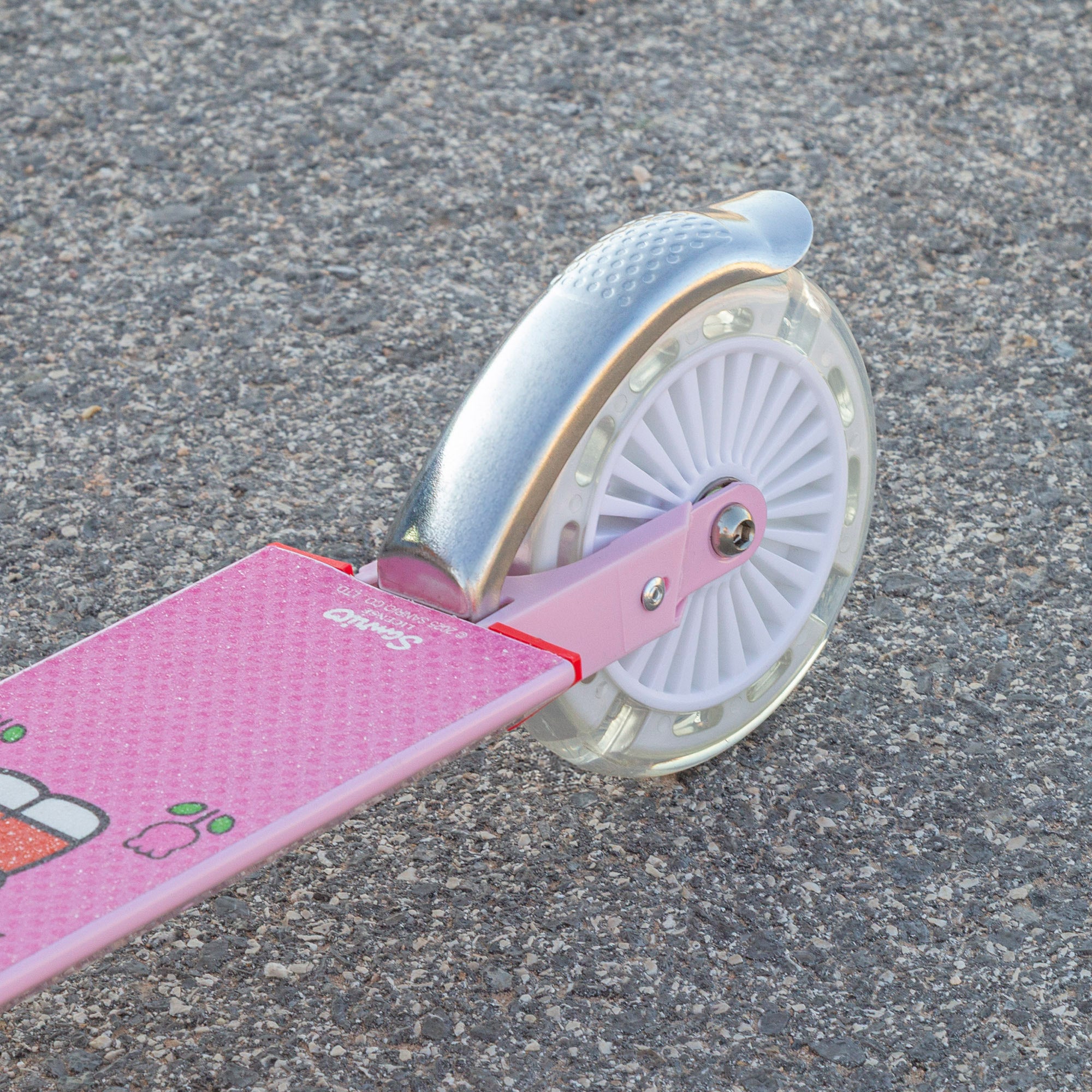 Hello Kitty Trotinete Dobrável de 2 Rodas com Luzes