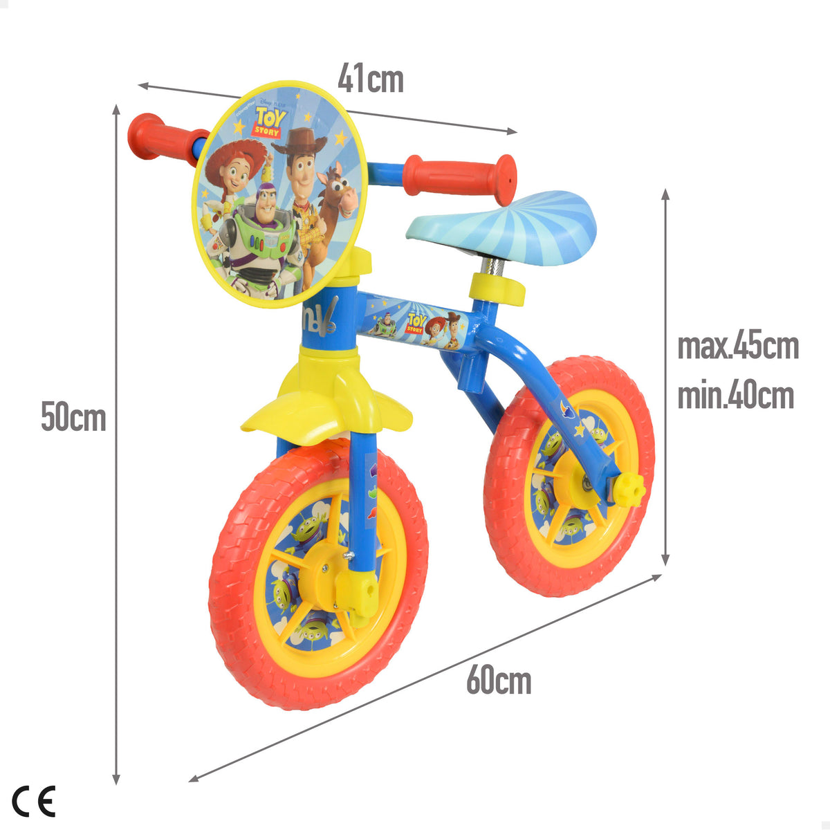 Toy Story Bicicleta evolutiva 2 em 1 + 2 anos
