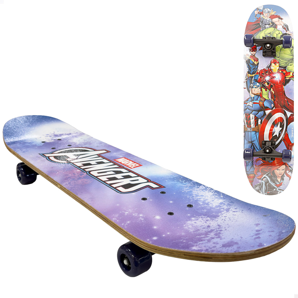Skate Avengers 79x20 cm + 5 anos