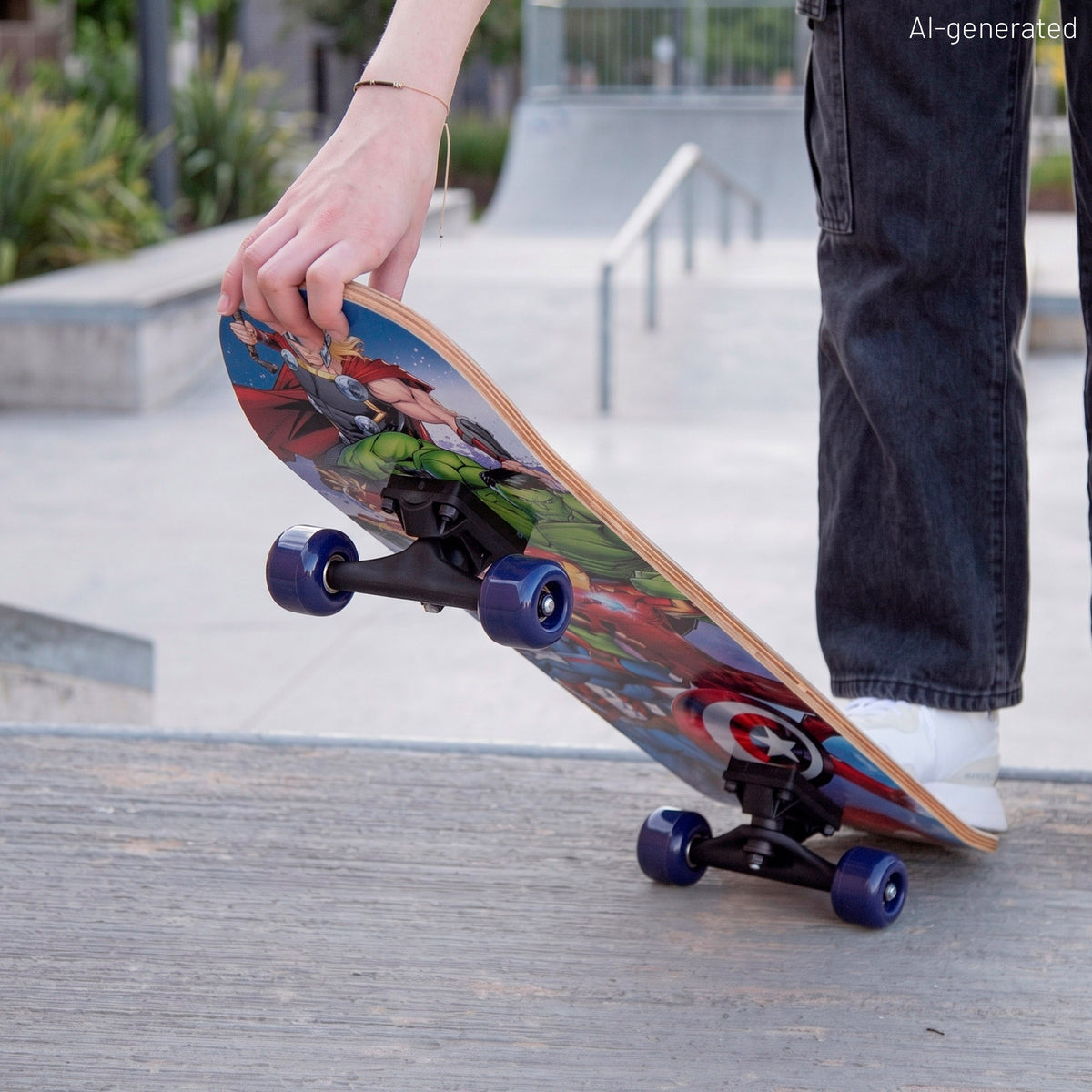 Skate Avengers 79x20 cm + 5 anos