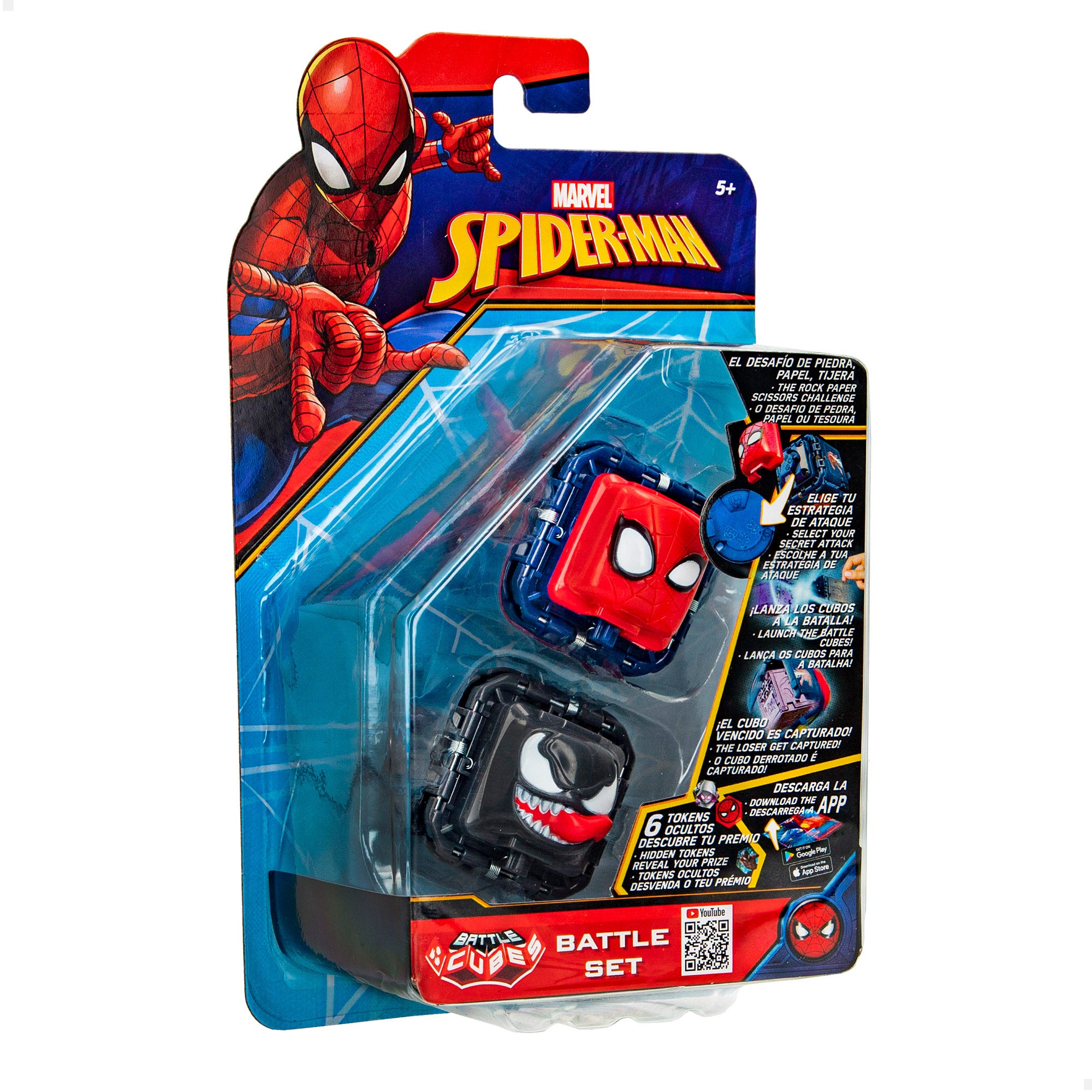 Conjunto de 2 cubos Battle Cubes Marvel Spider-Man