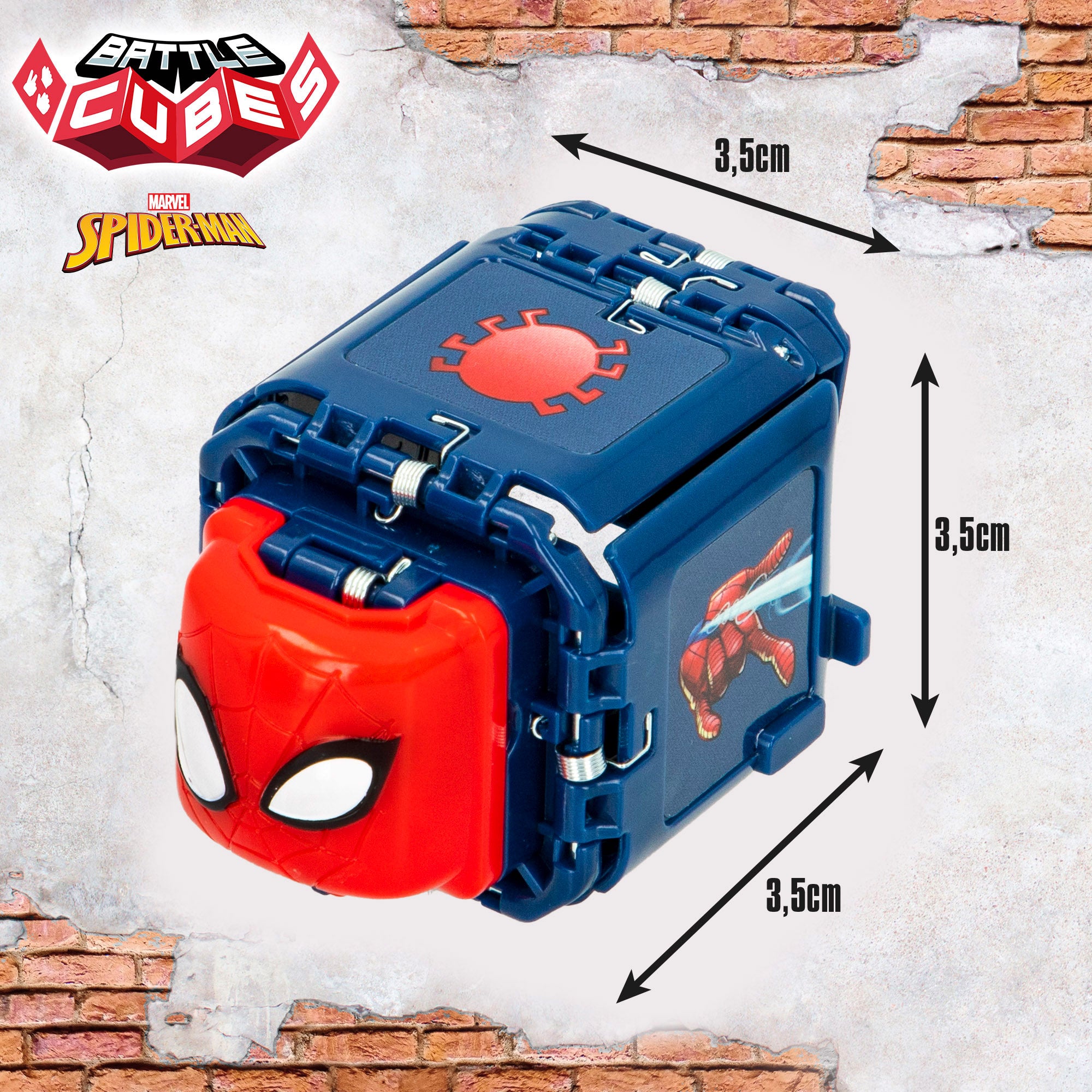 Conjunto de 2 cubos Battle Cubes Marvel Spider-Man