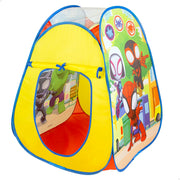Tenda infantil pop-up do Homem-Aranha e da sua equipa de super-heróis, 75x75x90 cm