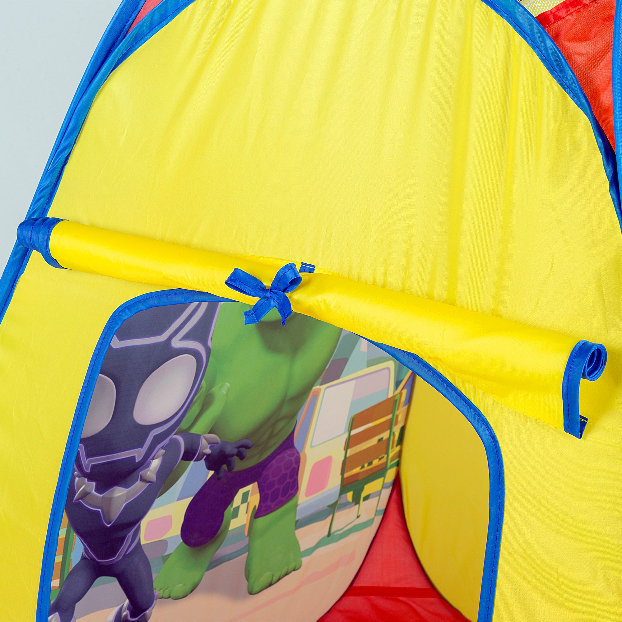 Tenda infantil pop-up do Homem-Aranha e da sua equipa de super-heróis, 75x75x90 cm