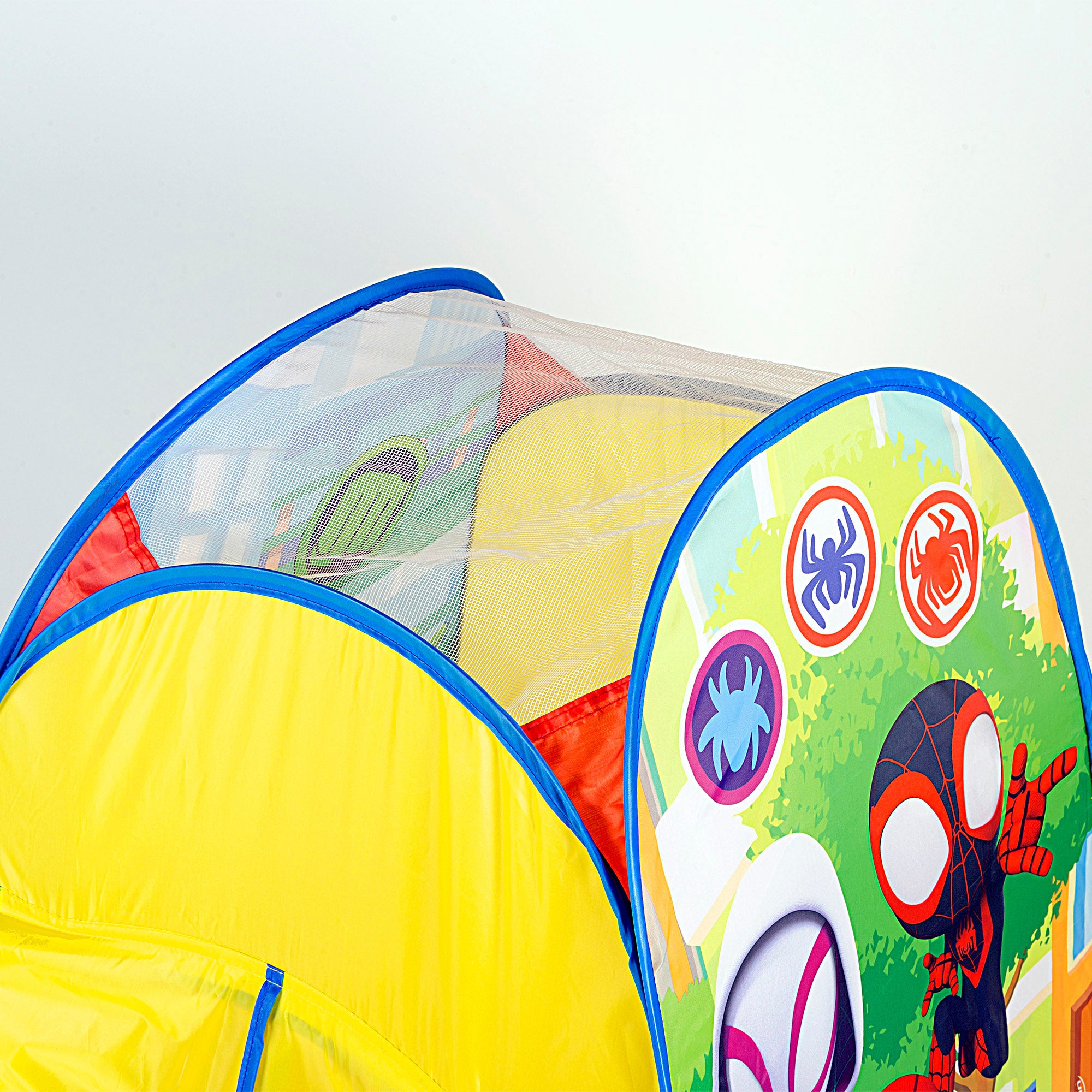 Tenda infantil pop-up do Homem-Aranha e da sua equipa de super-heróis, 75x75x90 cm