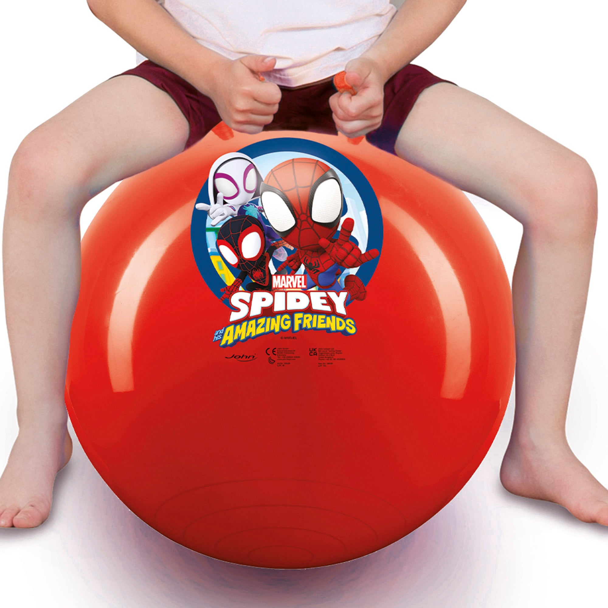 Bola insuflável do Homem-Aranha e da sua equipa de super-heróis, diâmetro de 45 a 50 cm.