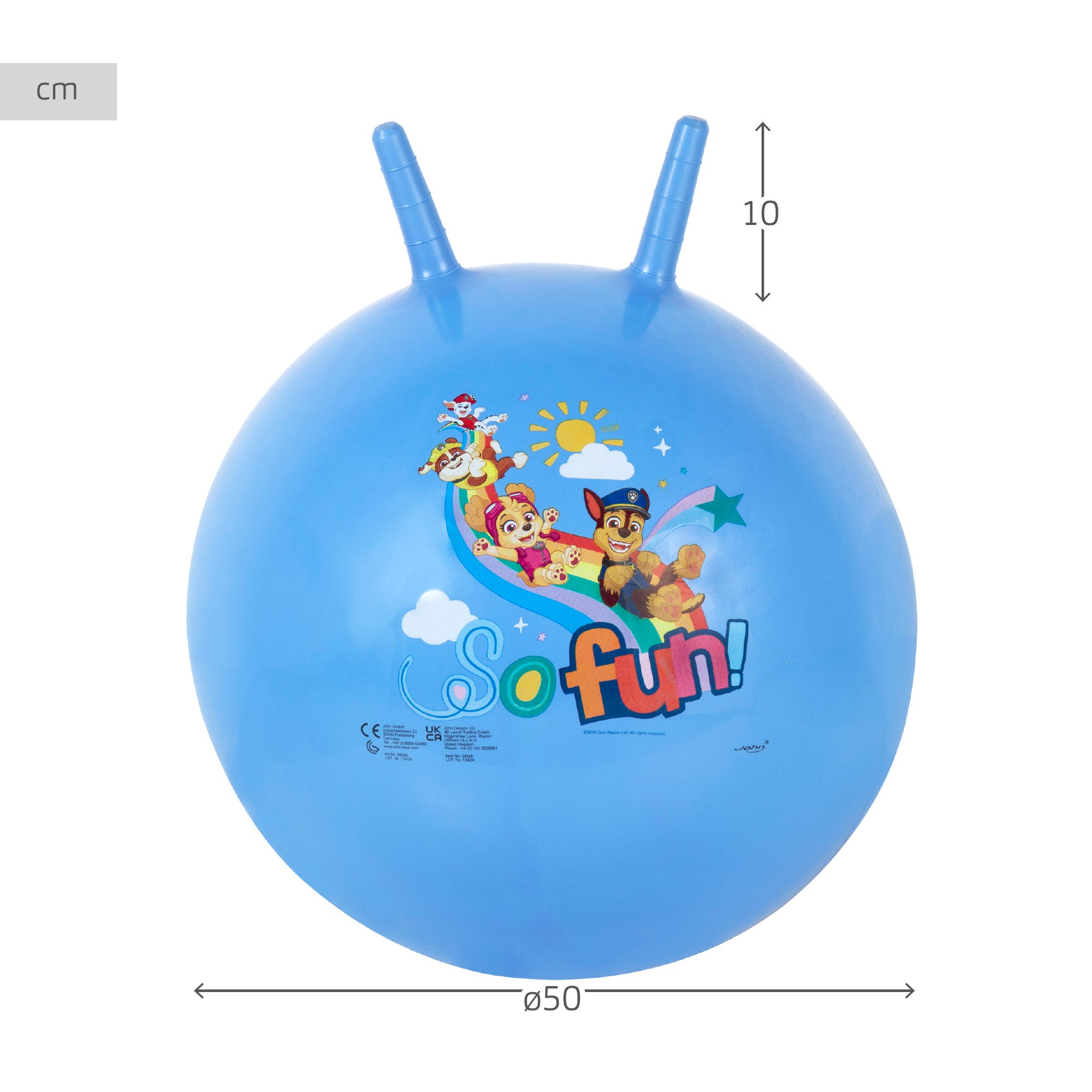 Bola insuflável da Patrulha Pata Ø45-50 cm