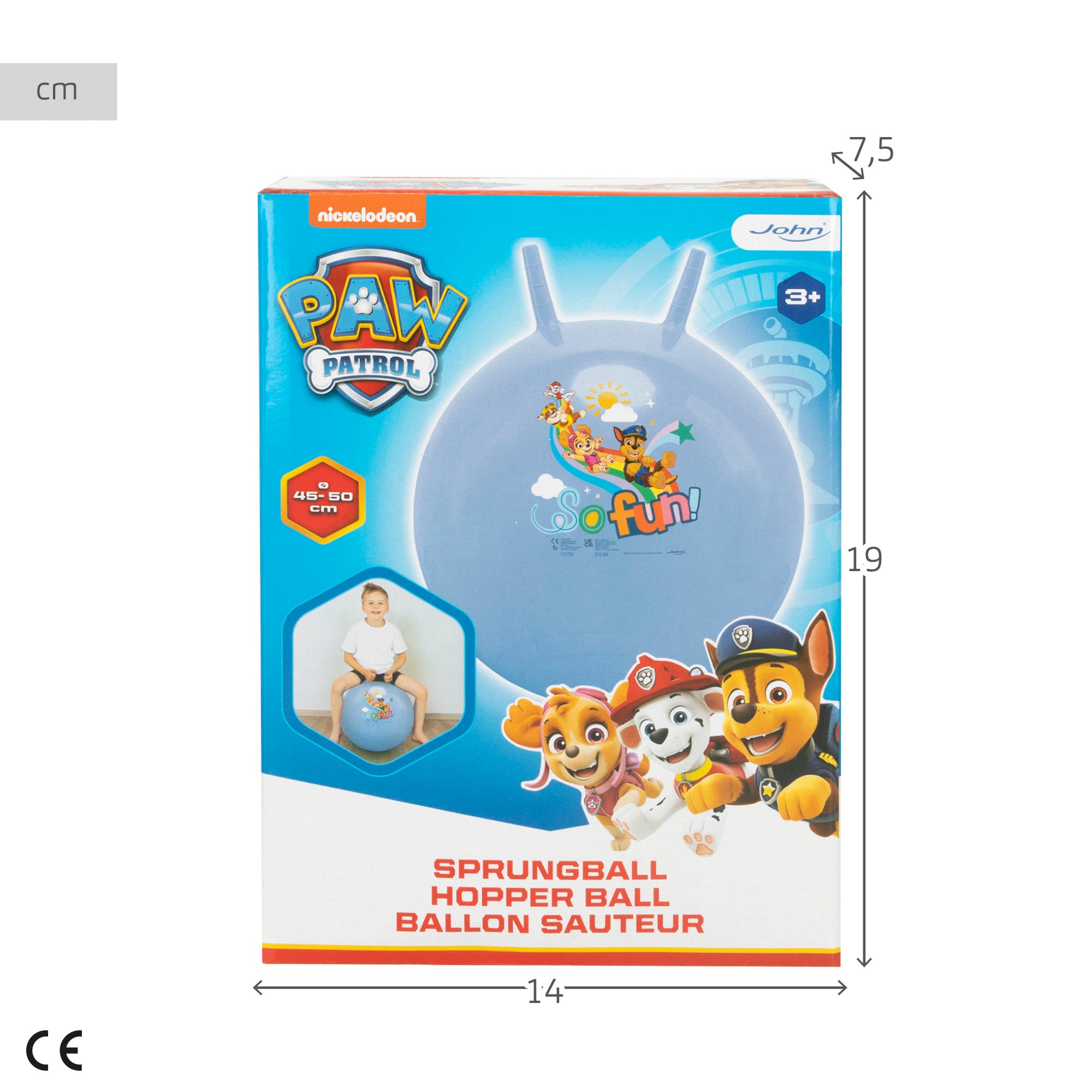 Bola insuflável da Patrulha Pata Ø45-50 cm