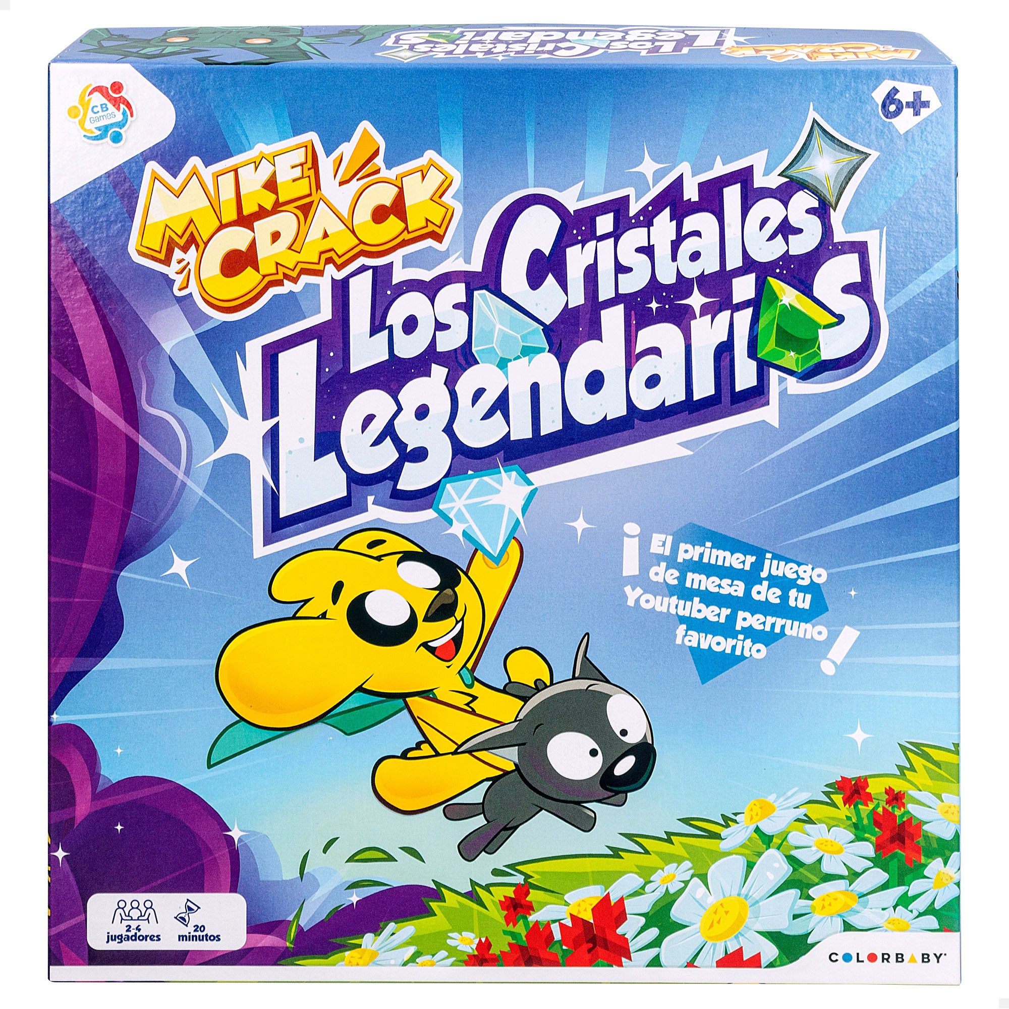 Jogo de tabuleiro oficial da Mikecrack "Os Cristais Lendários"