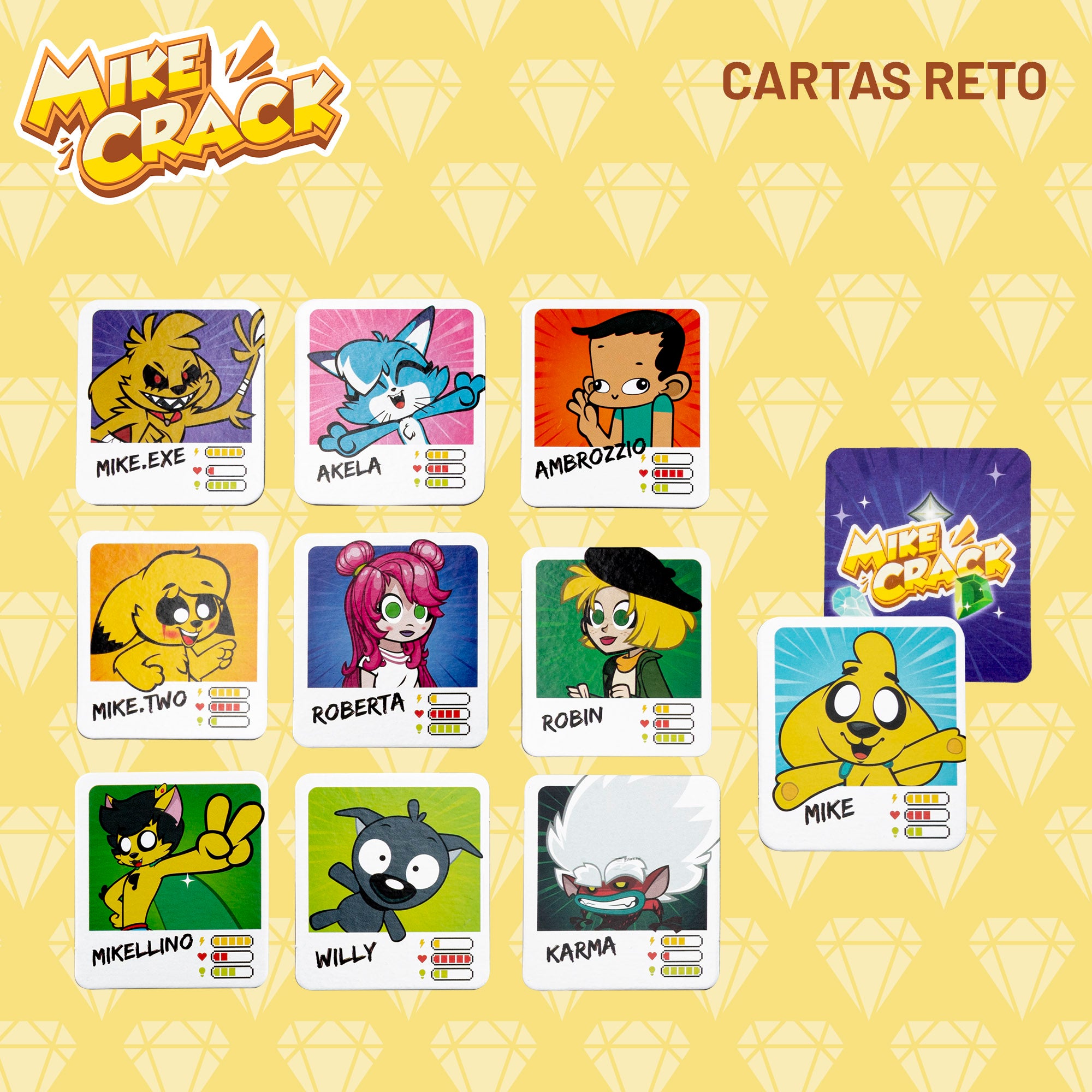 Jogo de tabuleiro oficial da Mikecrack "Os Cristais Lendários"