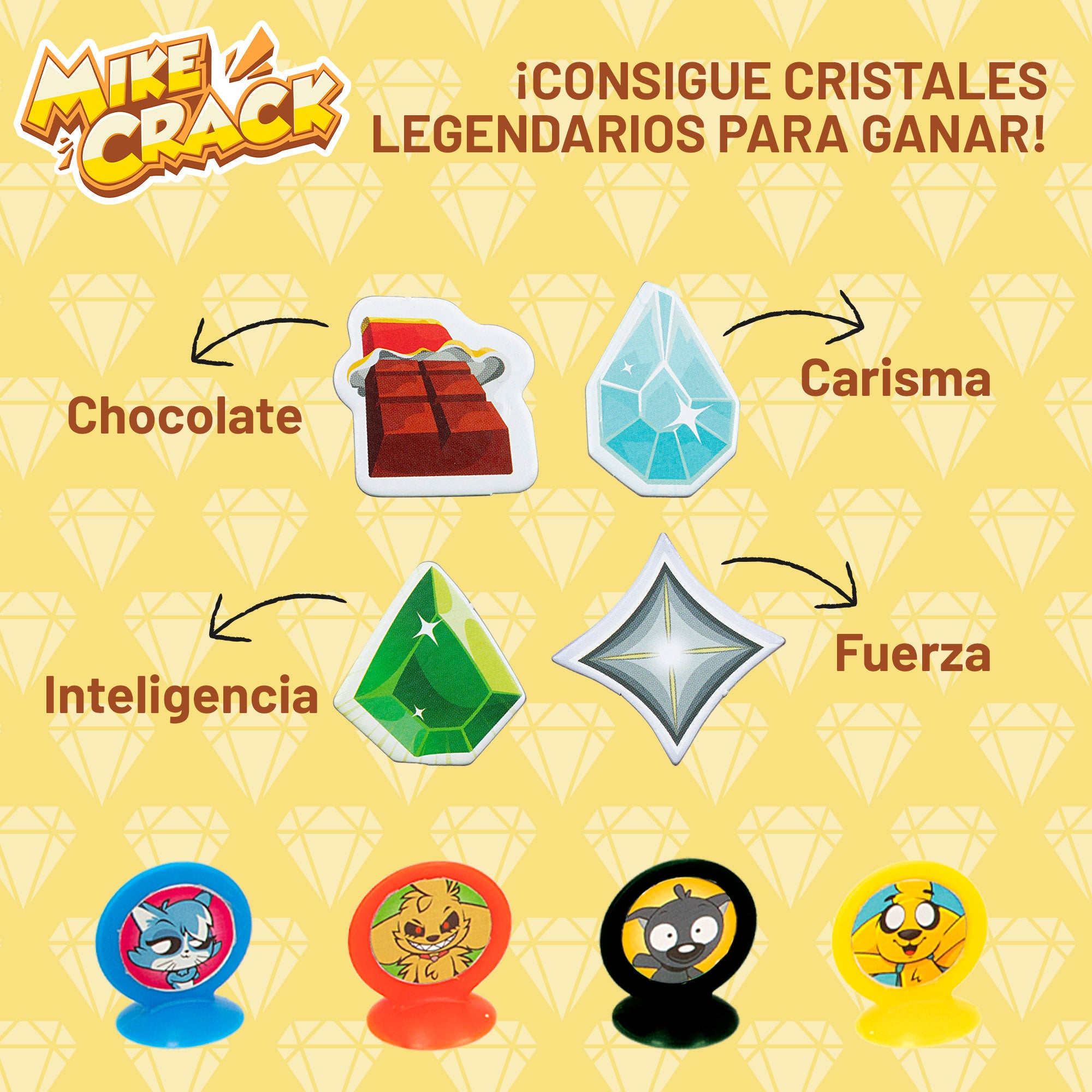 Jogo de tabuleiro oficial da Mikecrack "Os Cristais Lendários"
