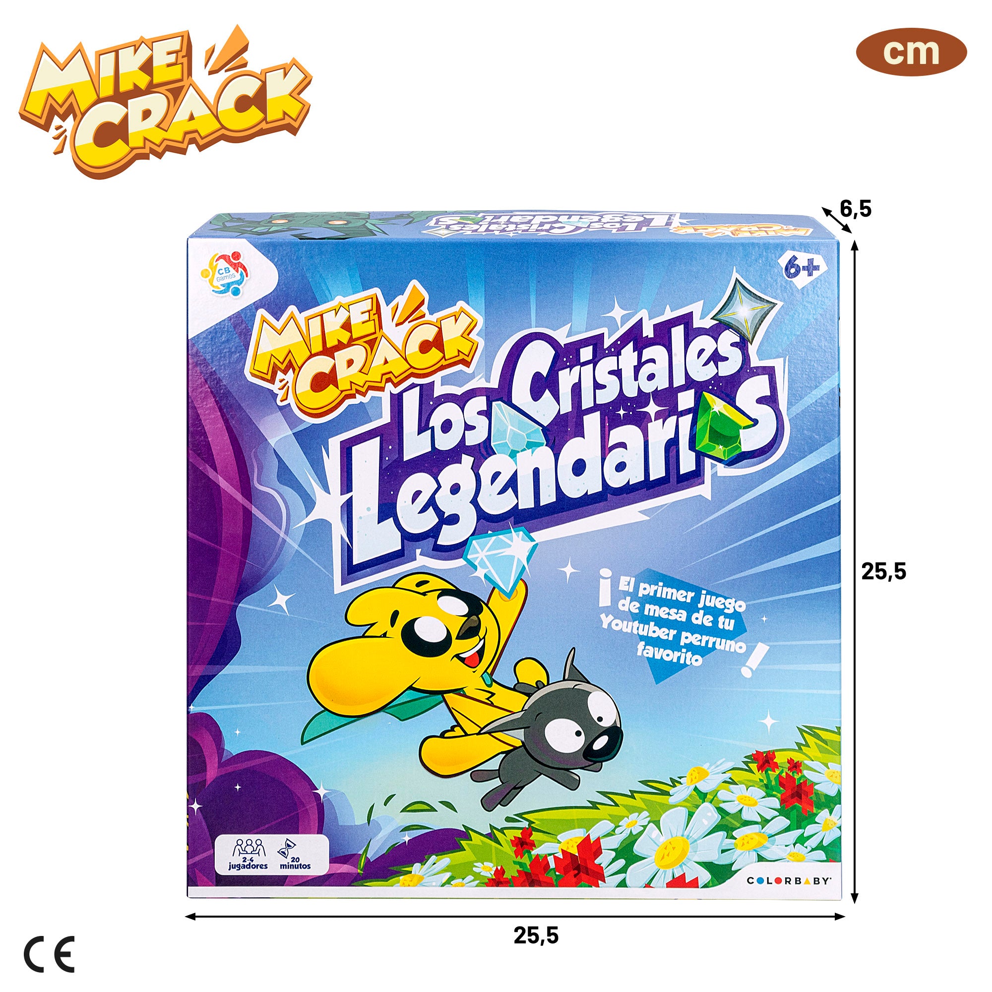 Jogo de tabuleiro oficial da Mikecrack "Os Cristais Lendários"