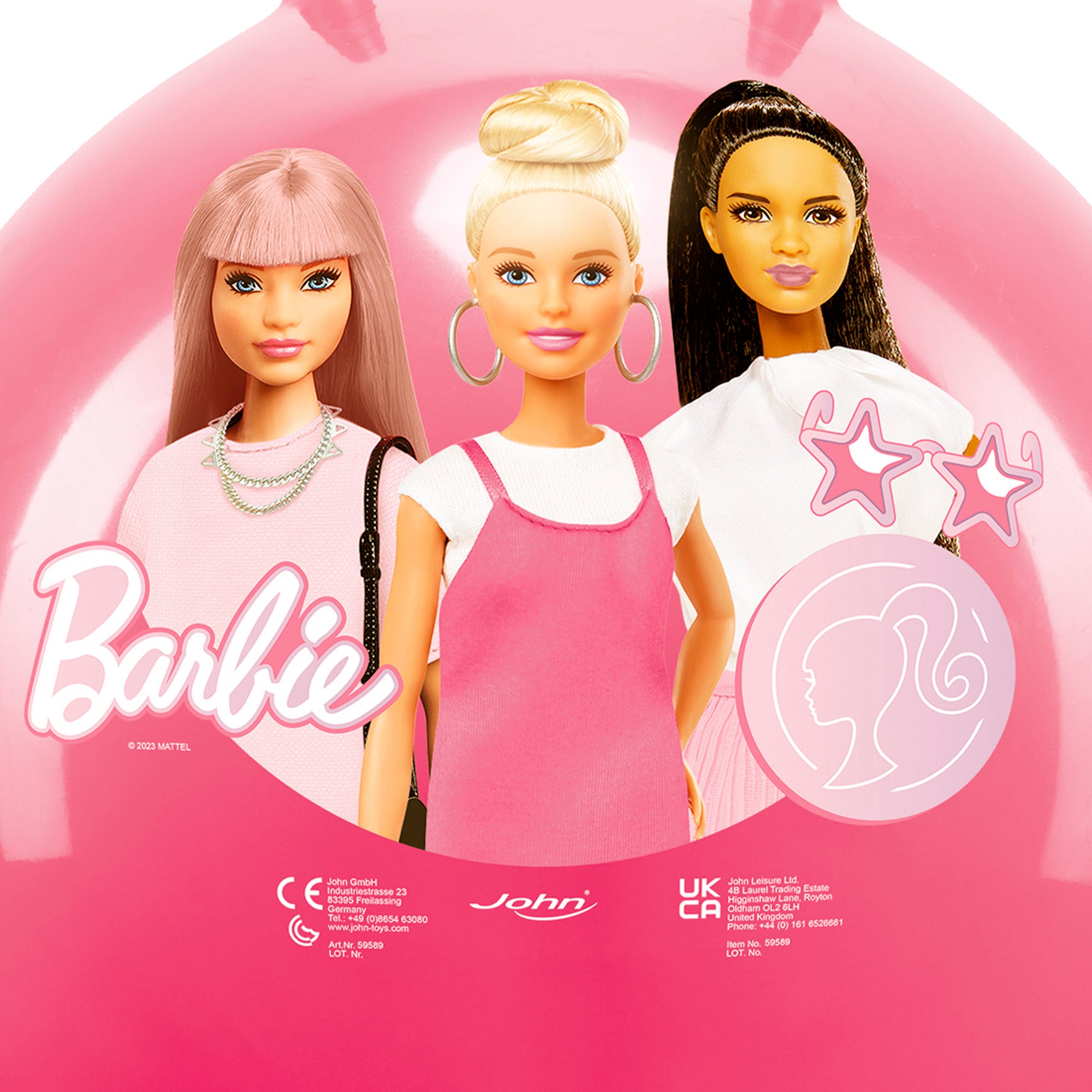 Bola insuflável oficial Barbie Ø45-50 cm