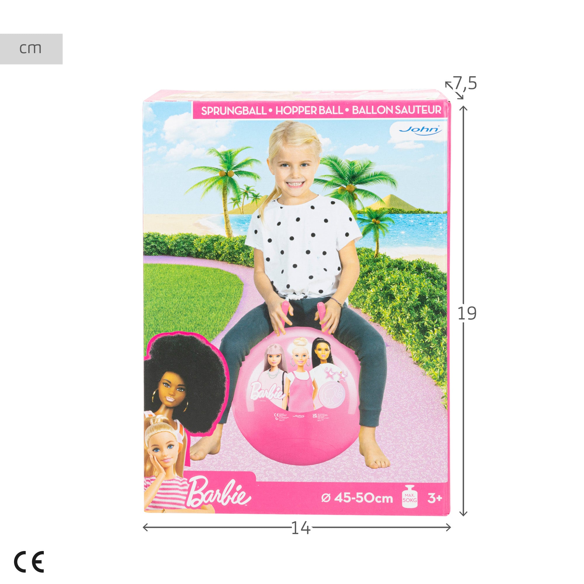 Bola insuflável oficial Barbie Ø45-50 cm