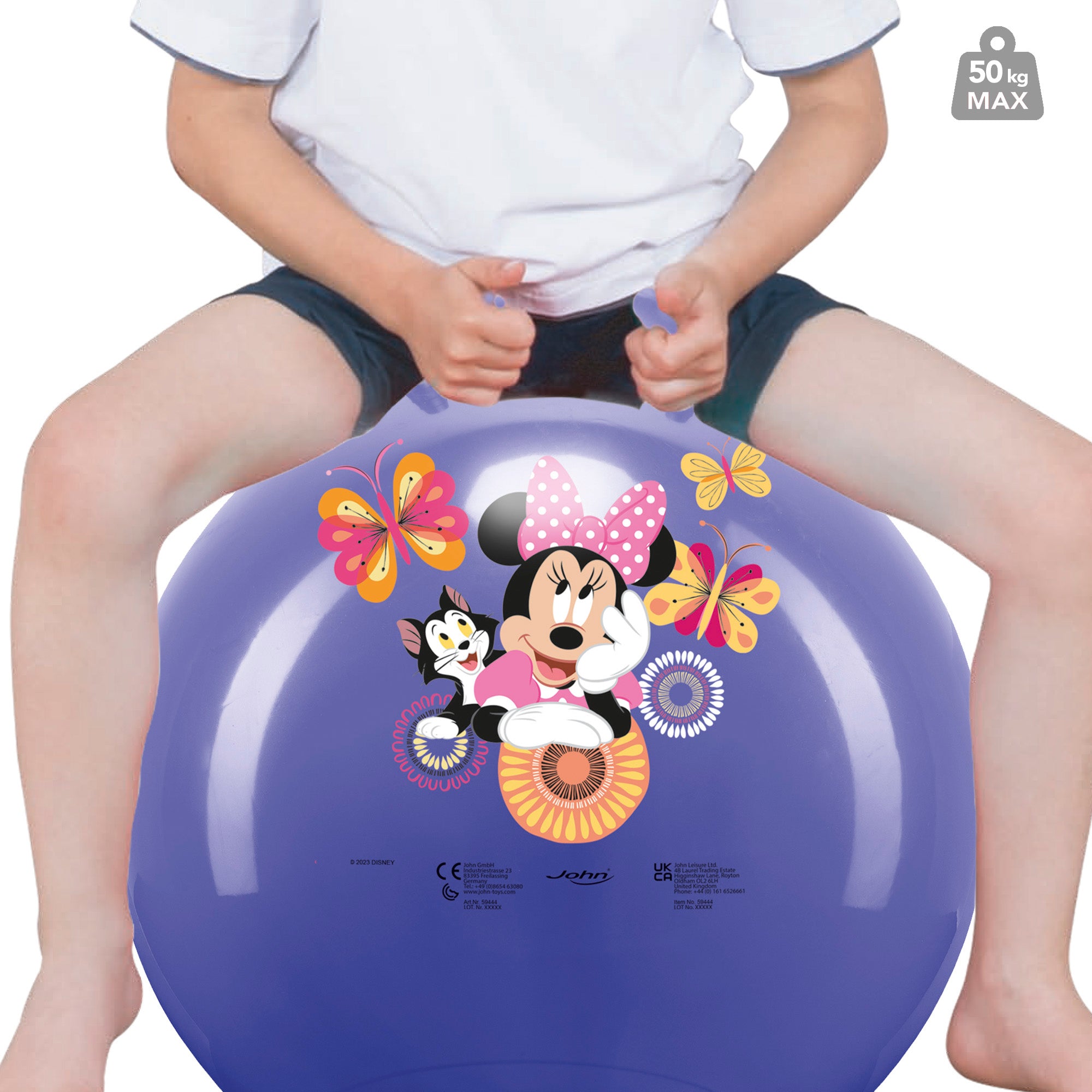 Bola insuflável oficial da Minnie, diâmetro de 45 a 50 cm