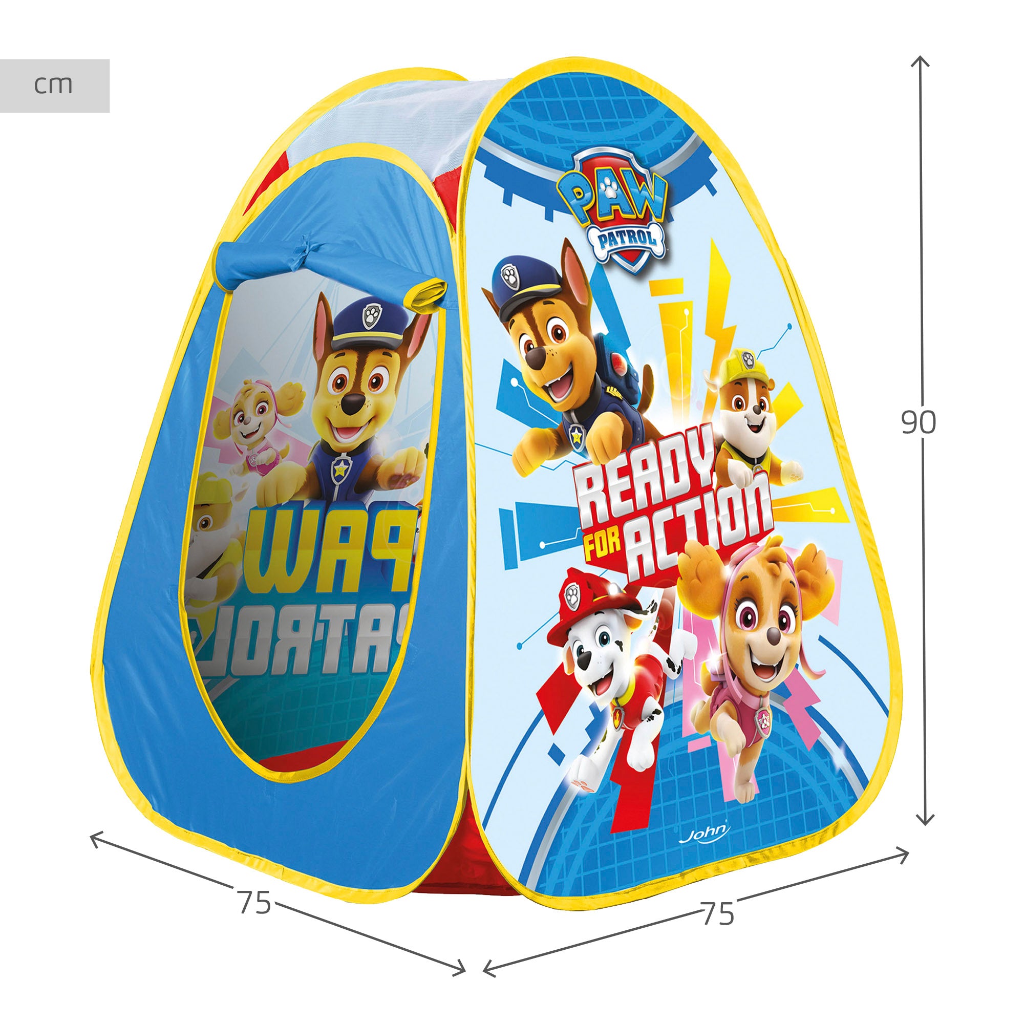 Tenda infantil pop-up oficial da Patrulha Pata