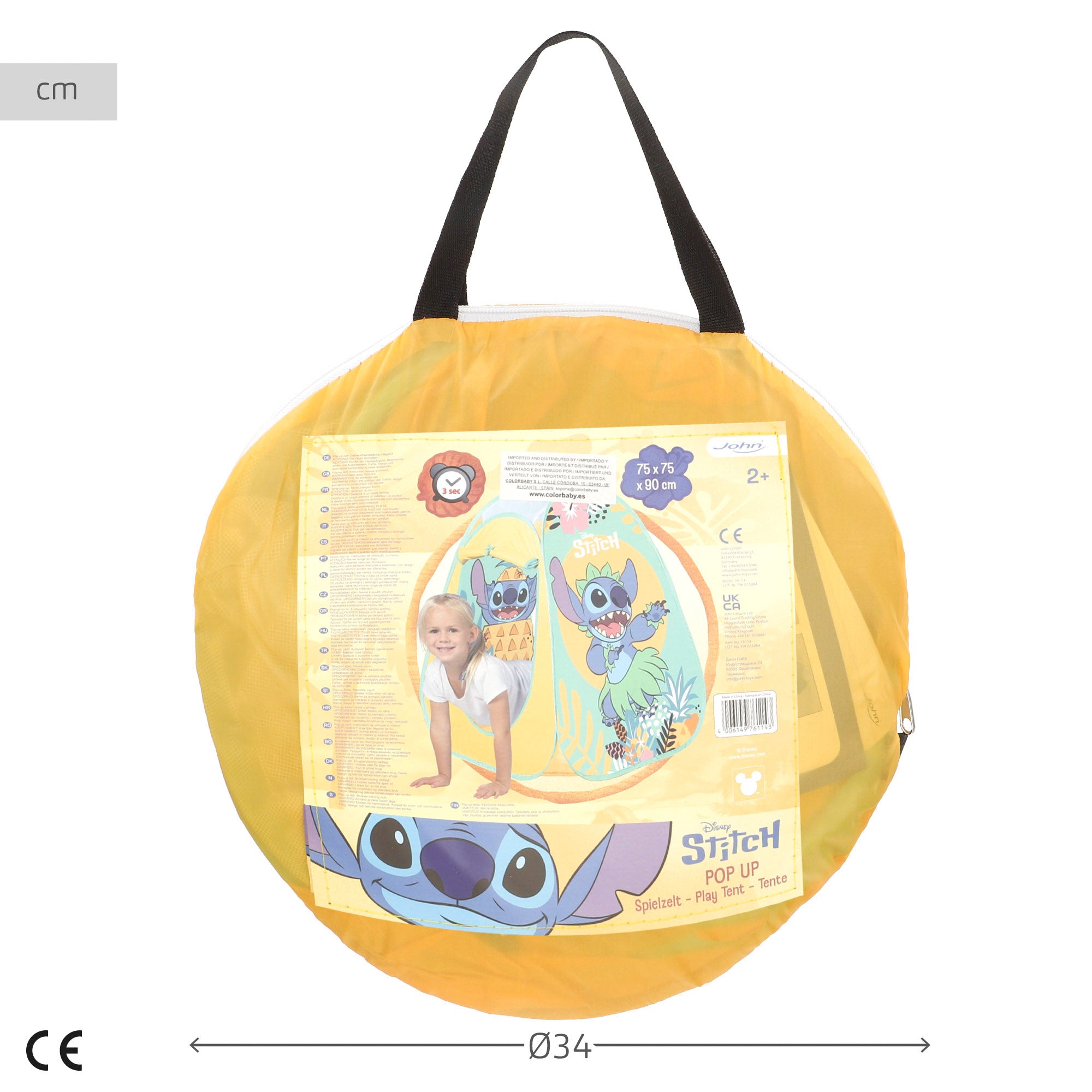 Tenda infantil dobrável Stitch