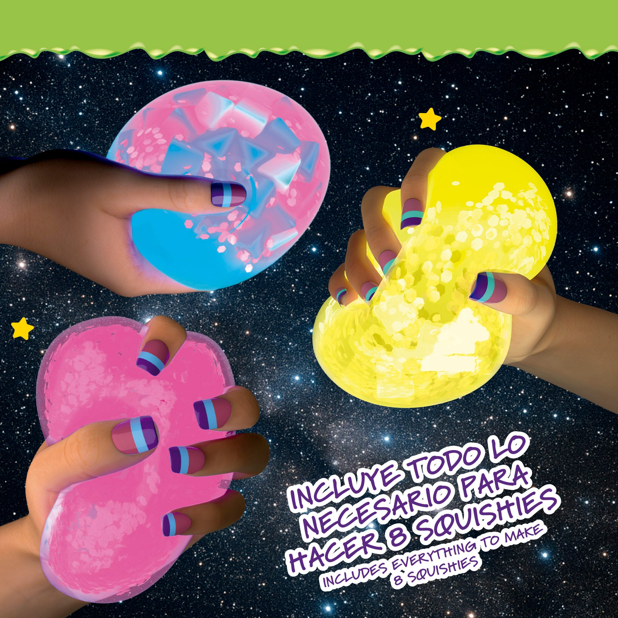 Doctor Squish Factory Station Squishies Balls Edição Neon