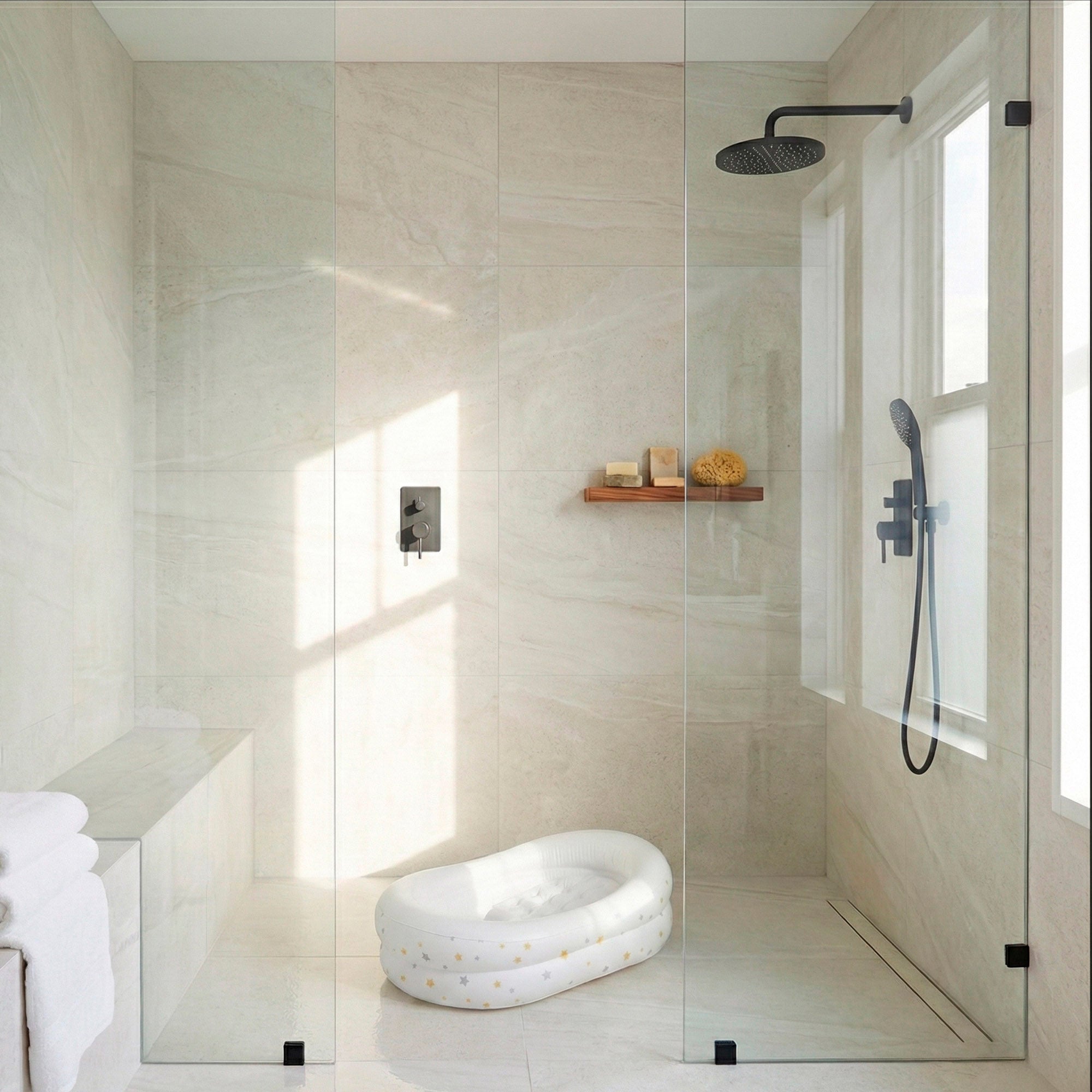 Banheira insuflável para bebé INTEX com bomba