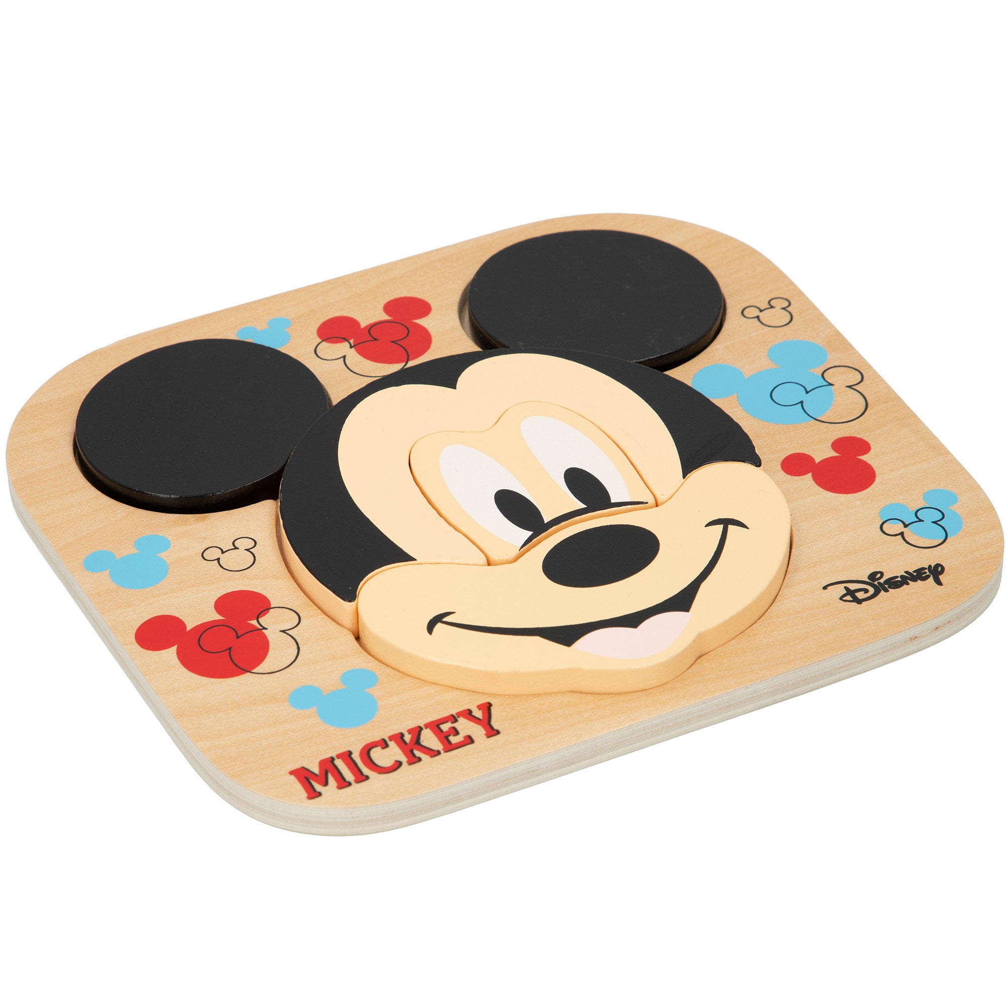 Puzzle de madeira WOOMAX Disney Mickey Mouse, 6 peças