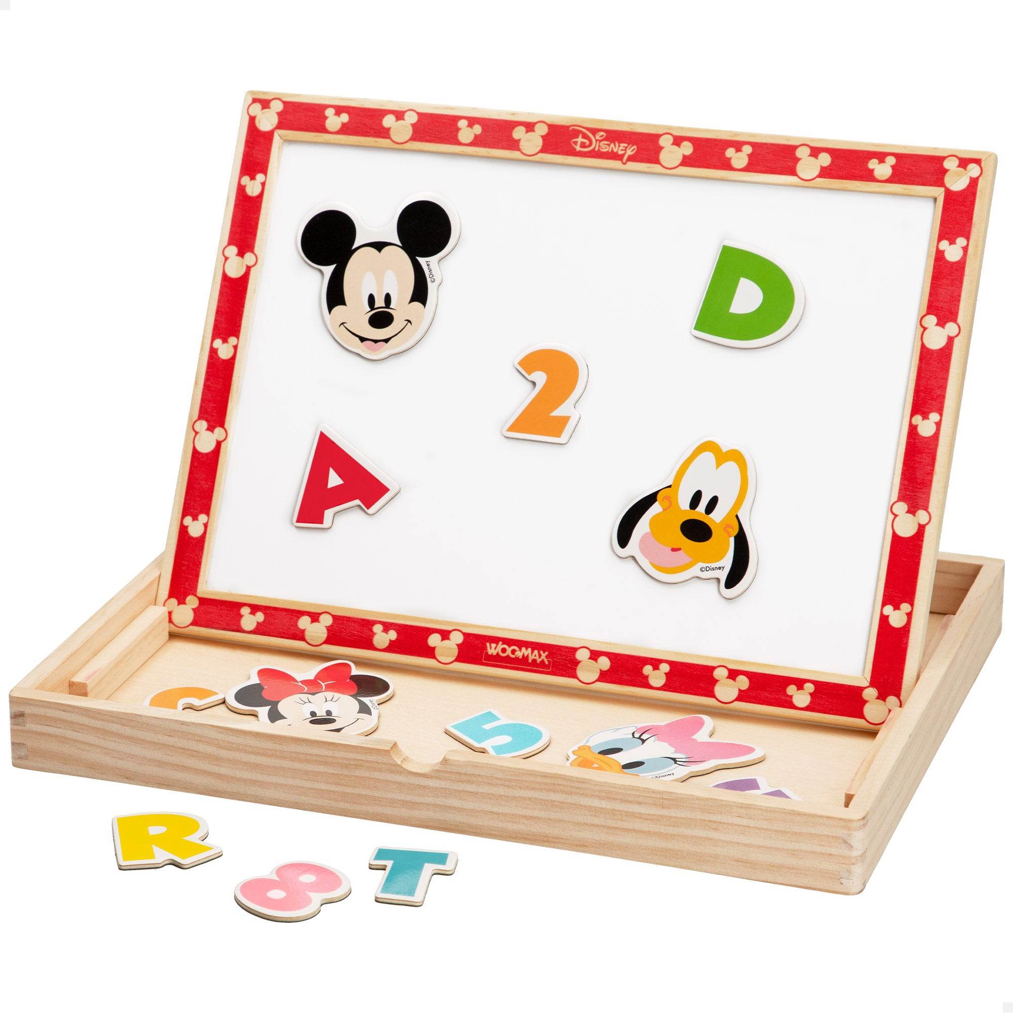 Quadro de desenho magnético em madeira 2 em 1 WOOMAX Disney