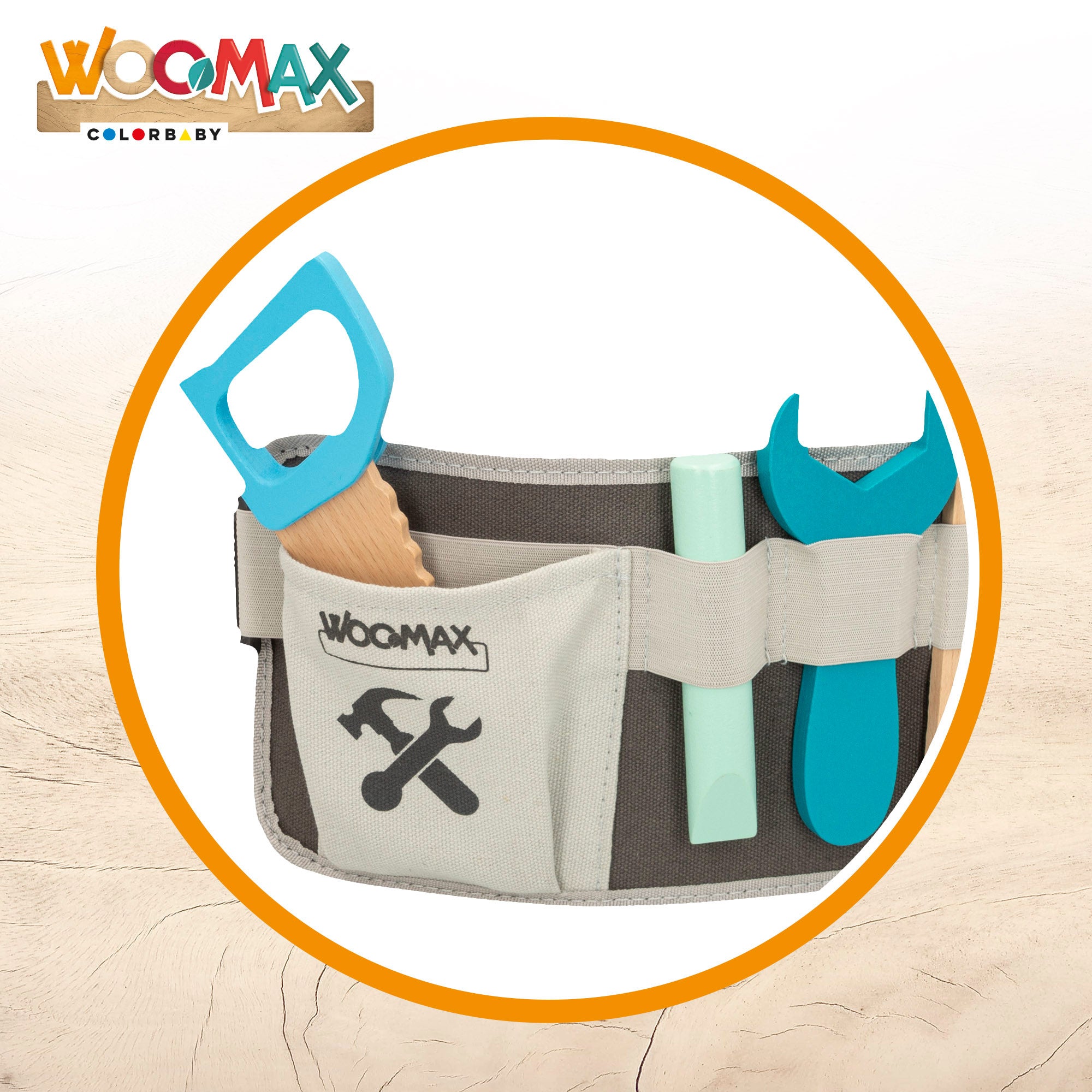 Ferramentas de madeira WOOMAX para crianças