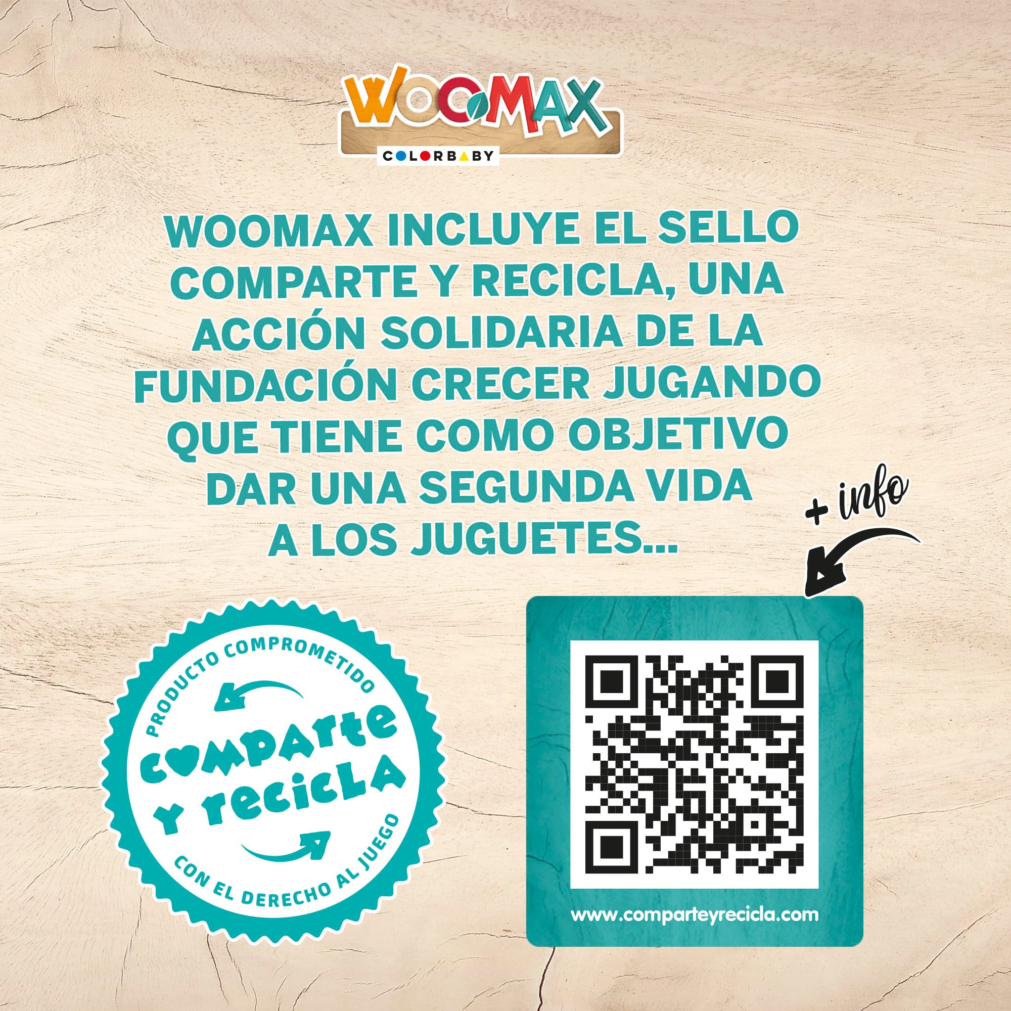 Pista de madeira para carrinhos WOOMAX