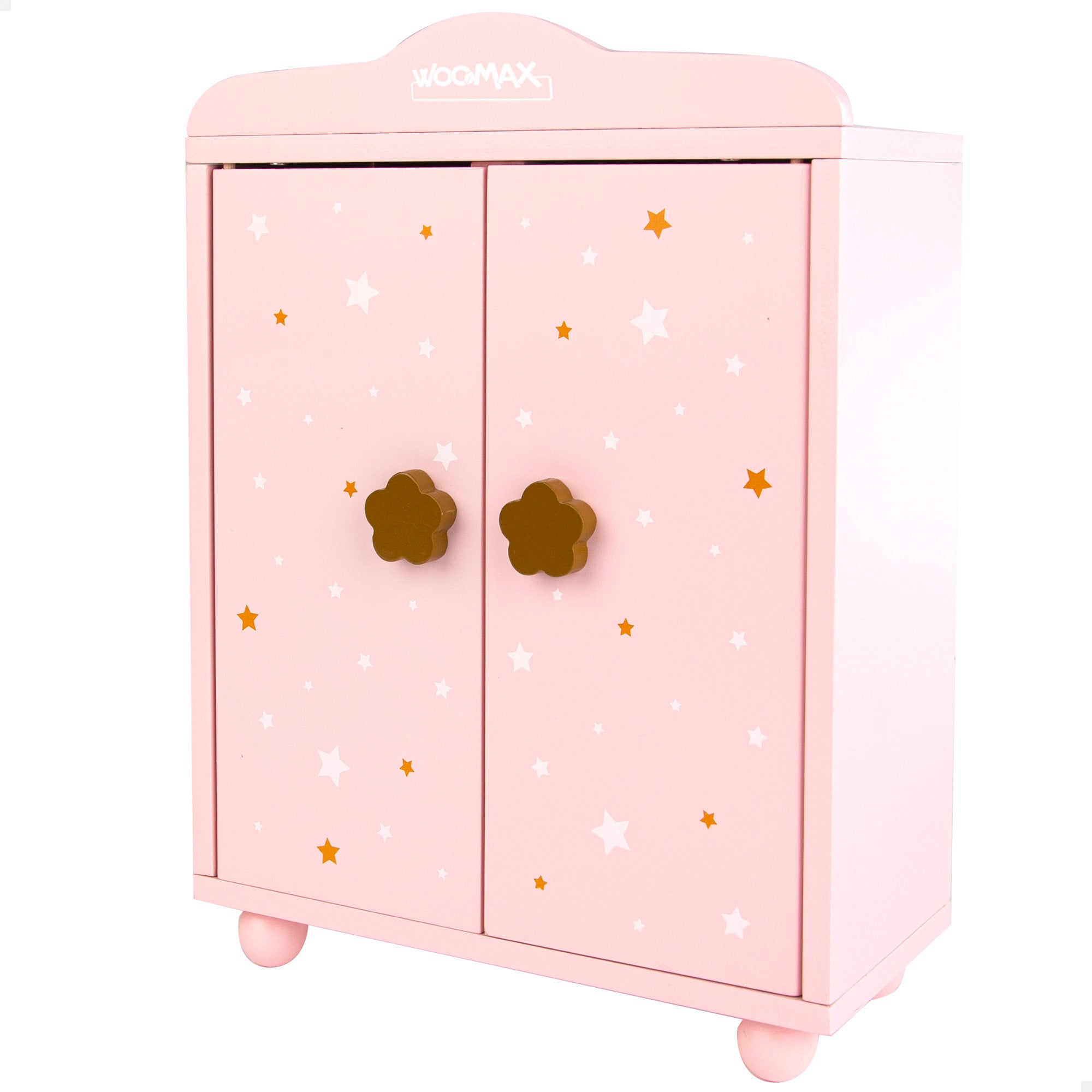 Roupeiro de madeira para bonecas WOOMAX