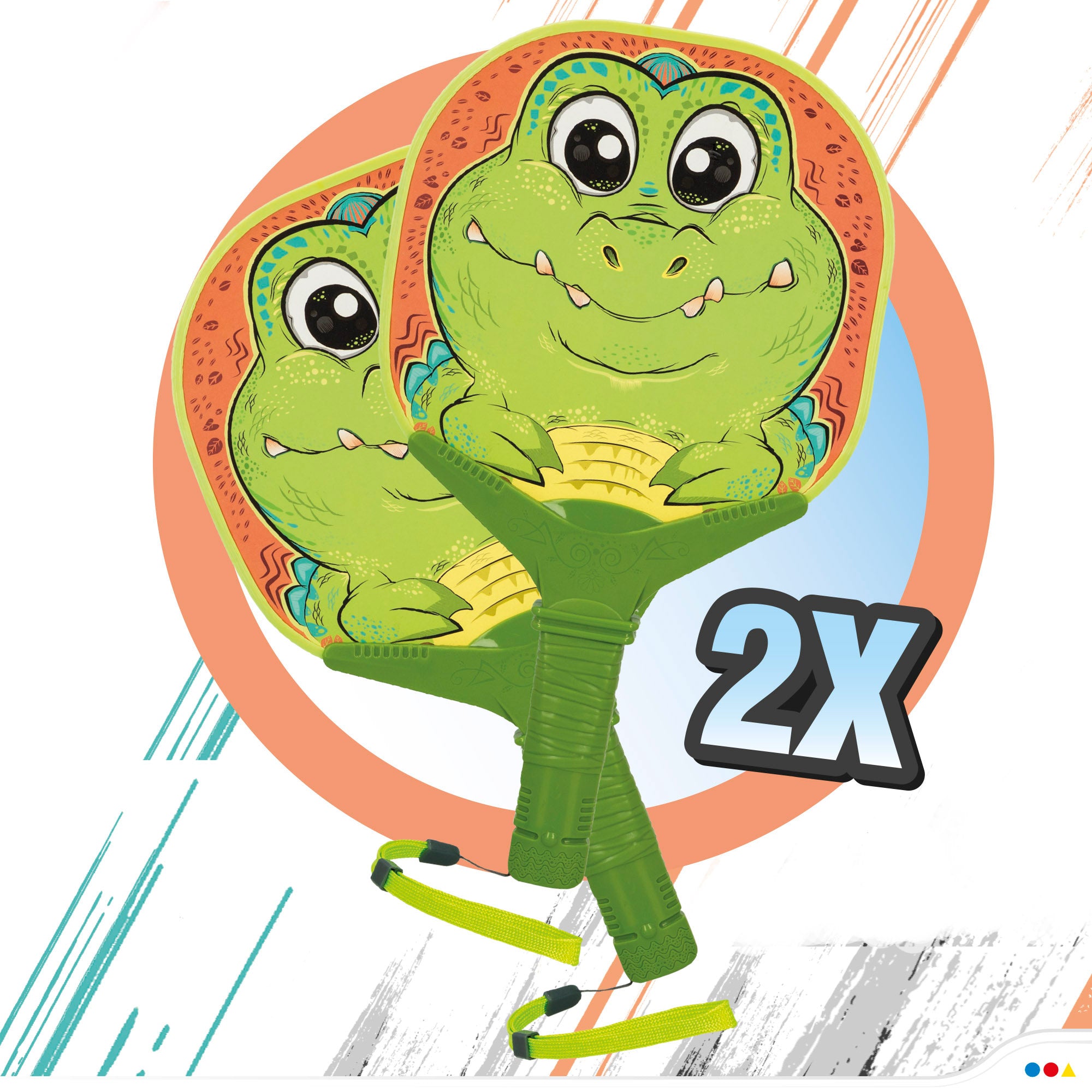 Conjunto de raquetes de praia CB Sports Crocodile