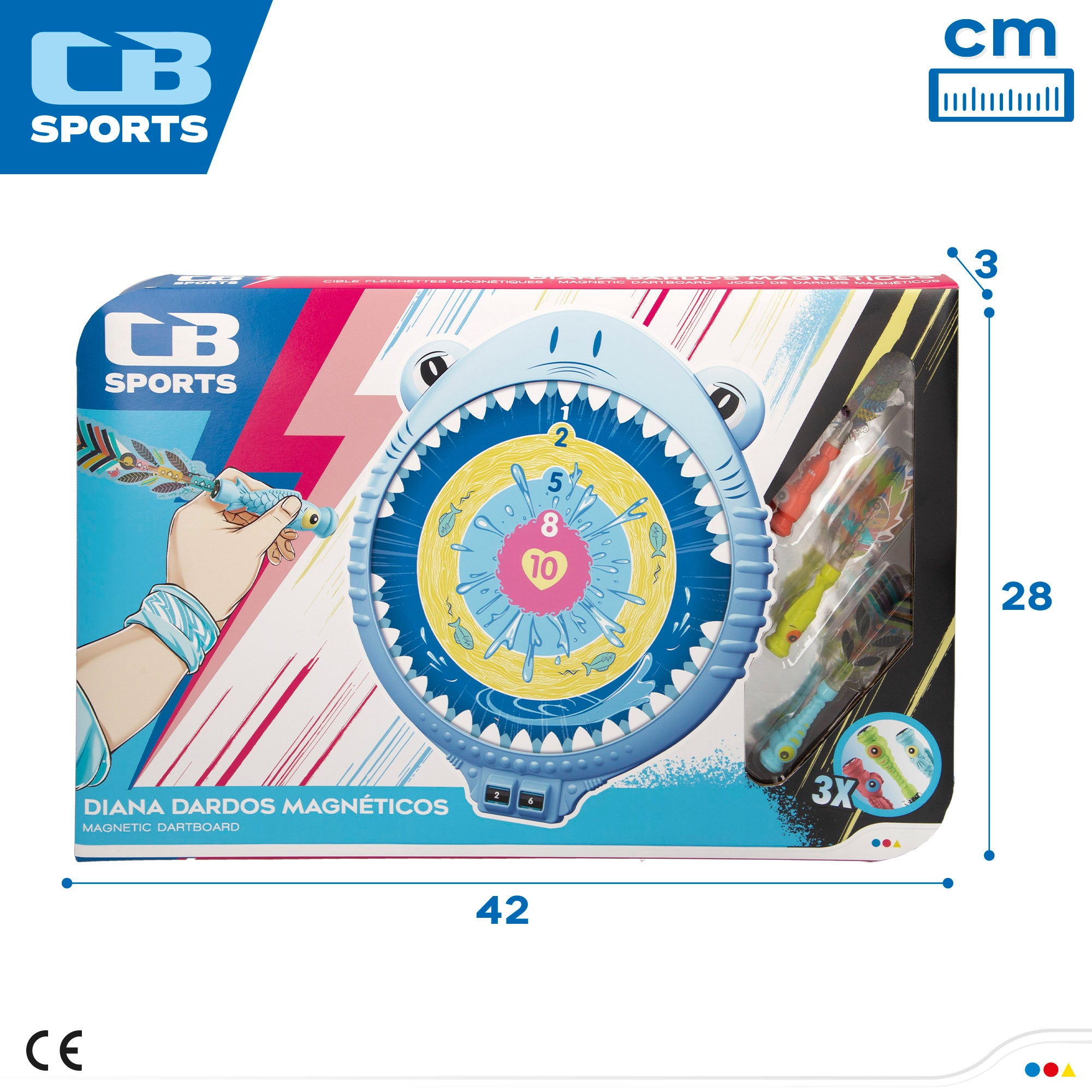 Alvo de dardos magnético da CB Toys