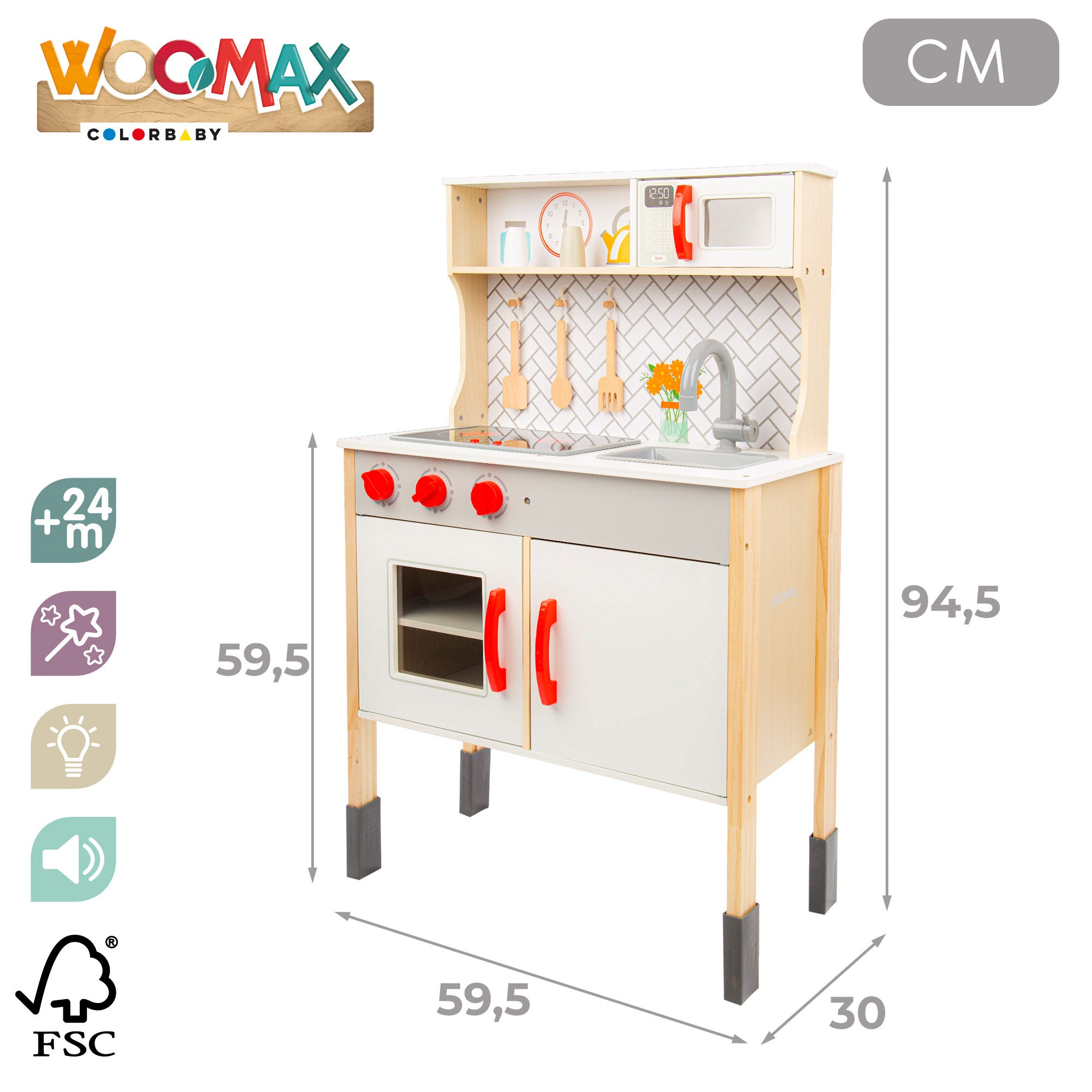 Fogão a lenha elétrico WOOMAX
