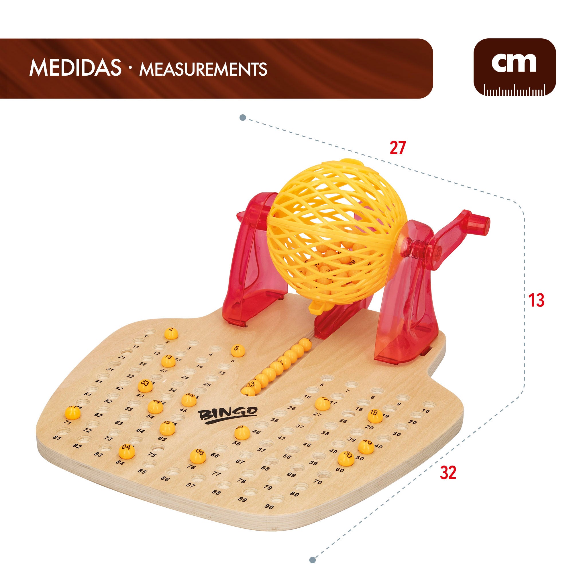 Bingo de madeira da CB Games