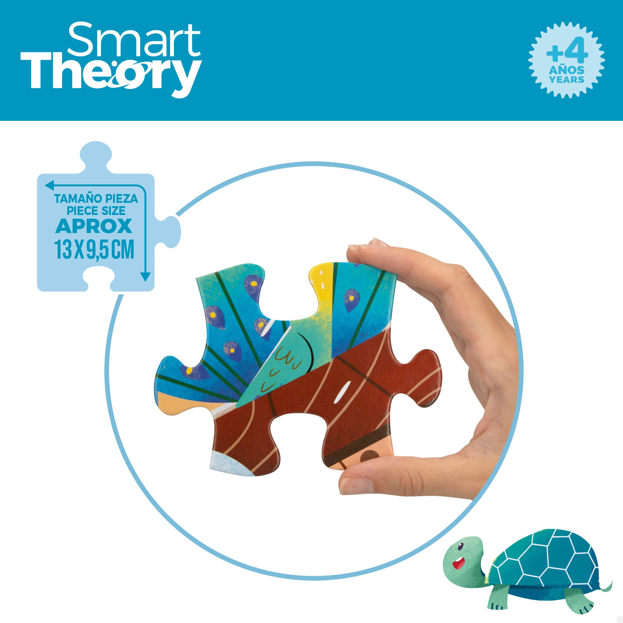 Puzzle Arca de Noé, 72 peças grandes, Smart Theory
