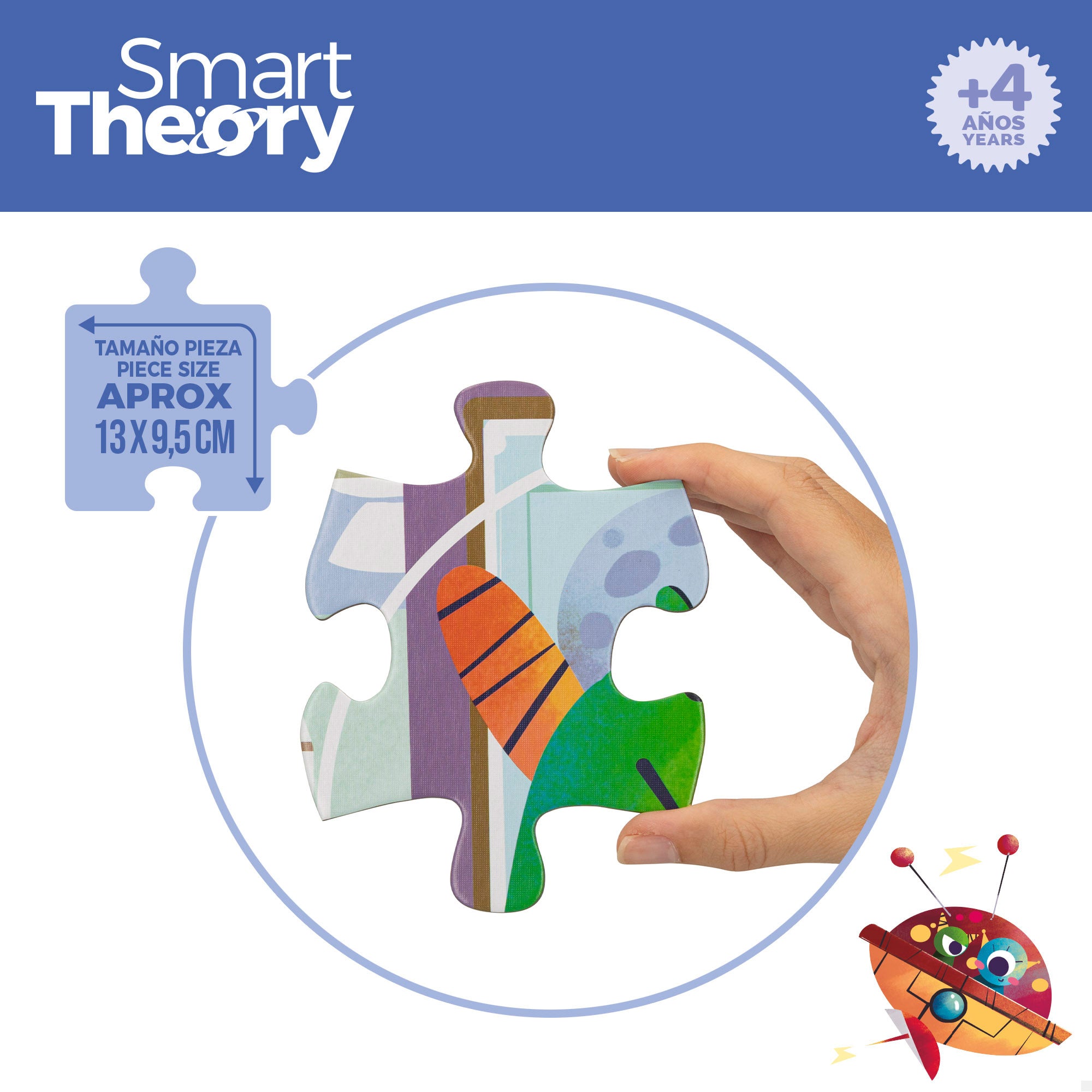 Puzzle espacial grande de 72 peças da Smart Theory